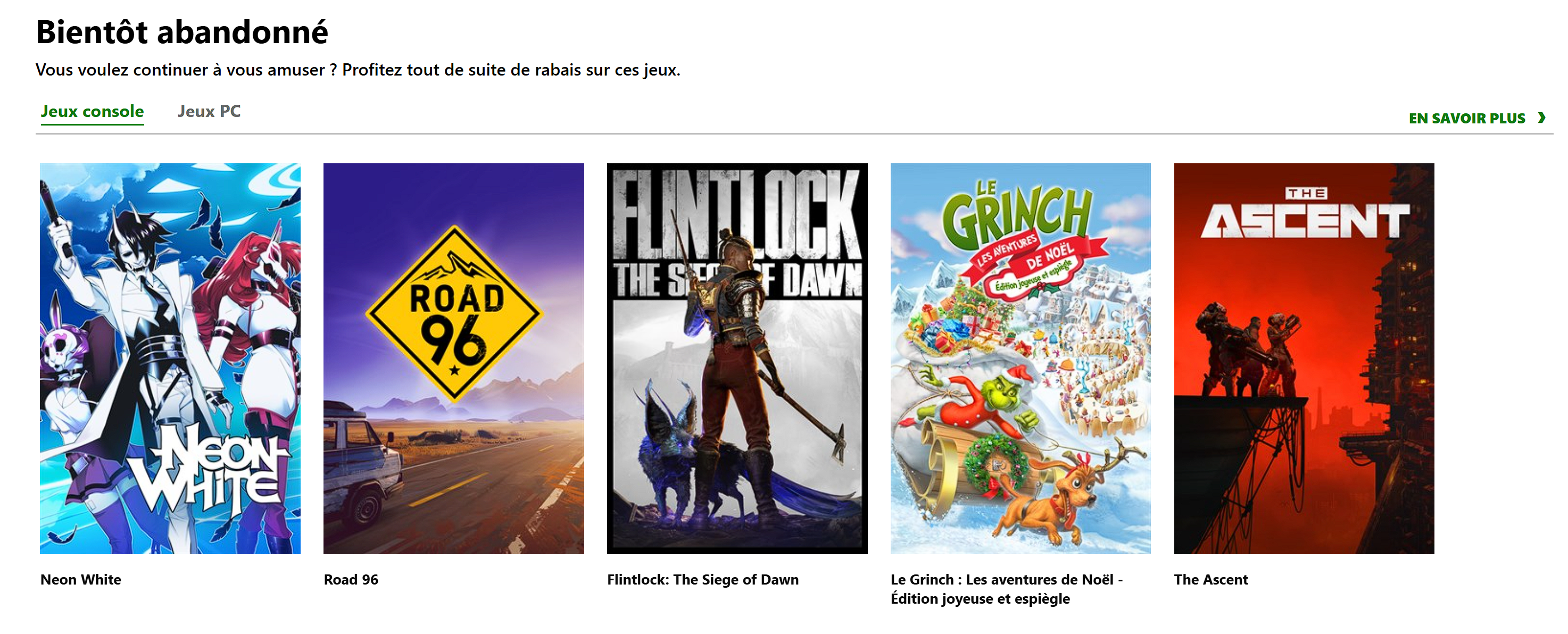 Sorties Game Pass Janvier 2026