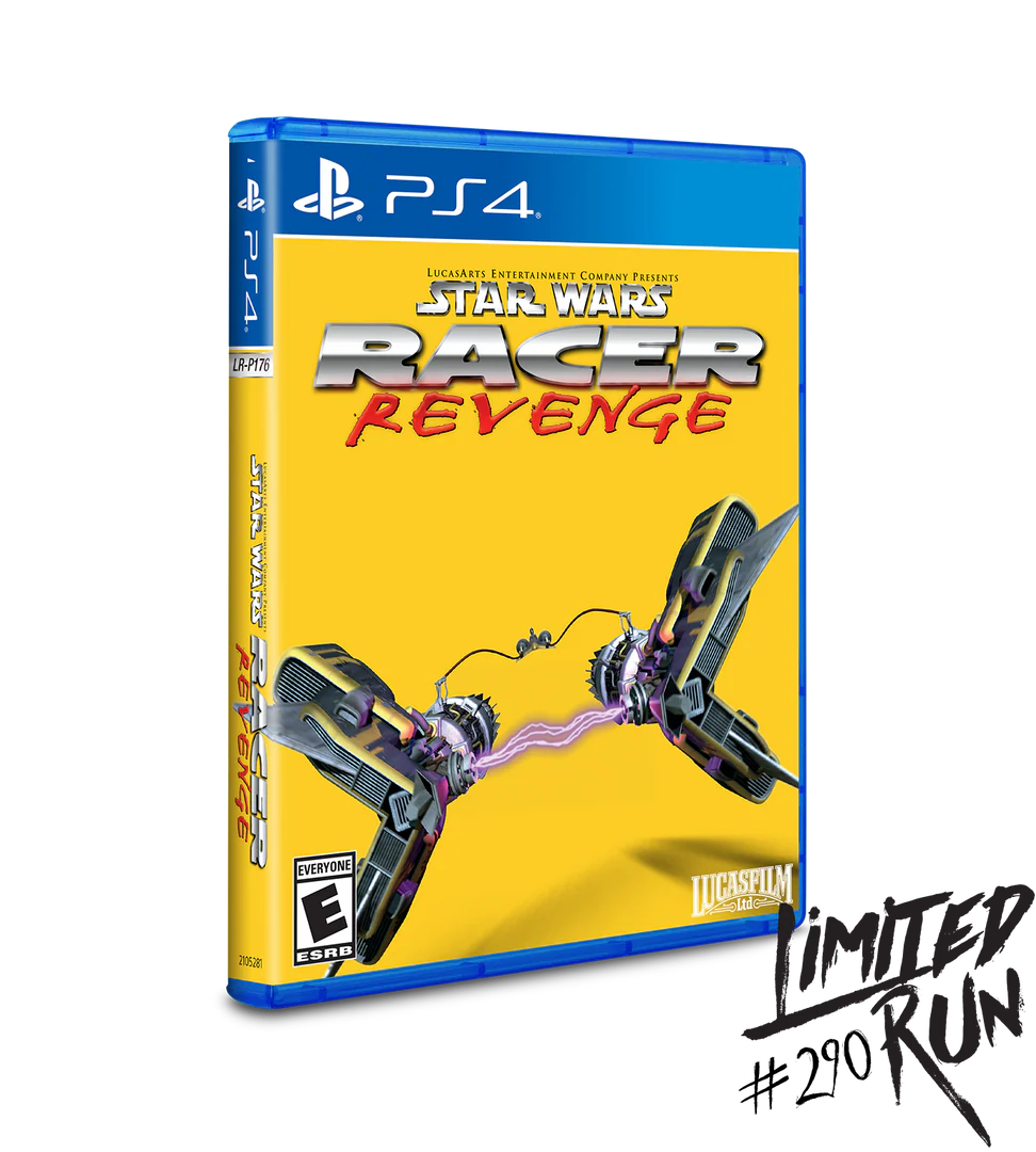 Jaquette PS4 de Star Wars Racer Revenge.
