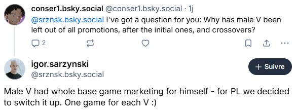 Cyberpunk V Reponse Cyberpunk V Reponse