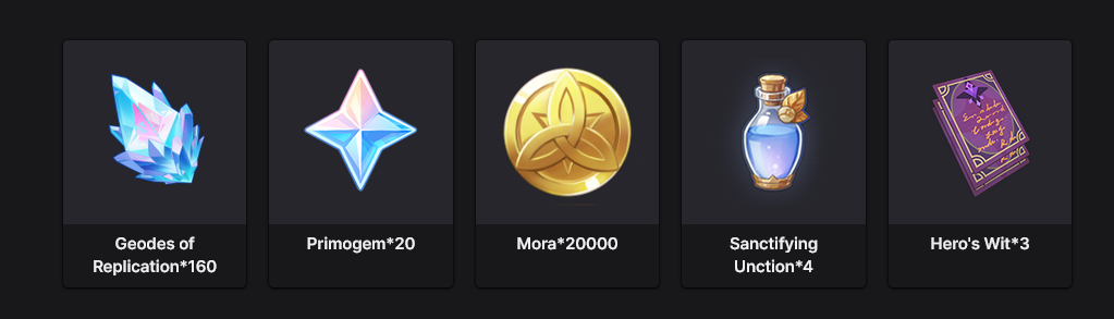 genshin impact contenus gratuits genshin impact contenus gratuits