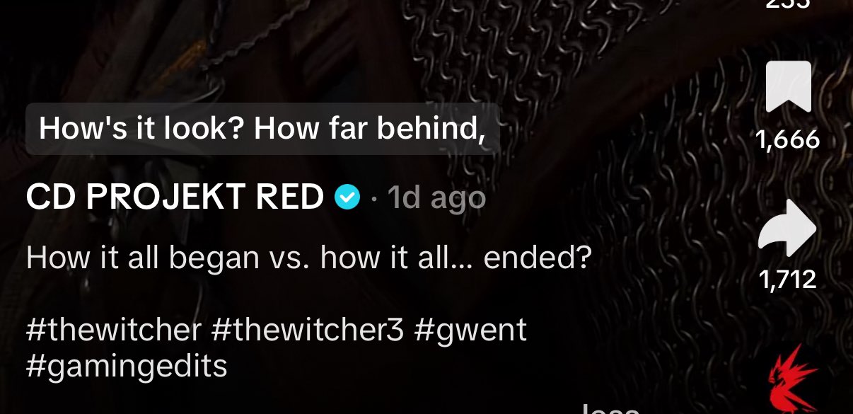 The Witcher 3 Teasing Gwent TikTok