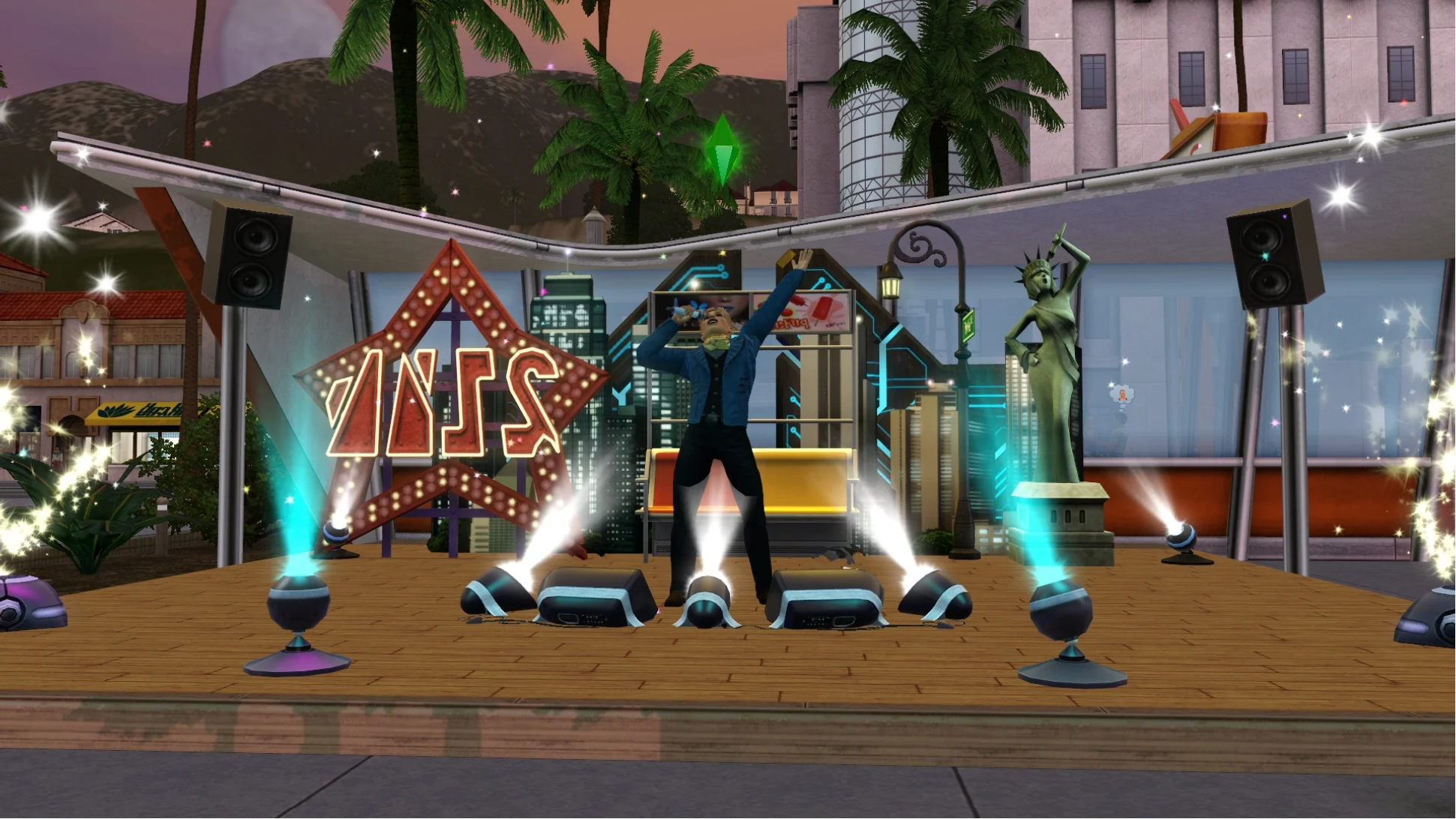 sims 3 carriÃ¨re chant