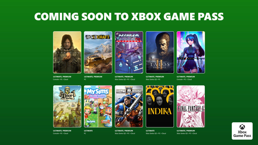 Xbox Game Pass Janvier 2026 Wave 2