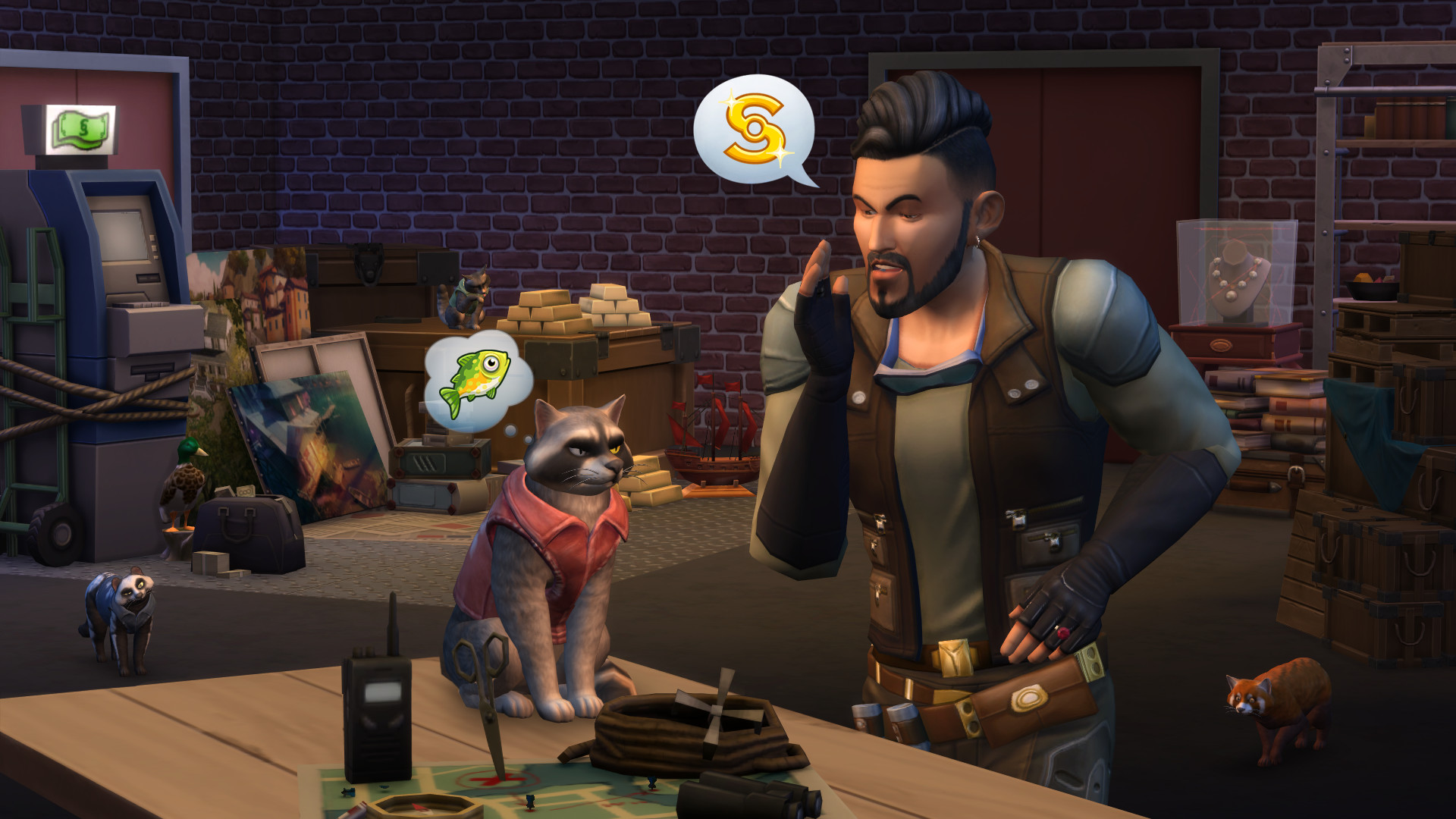 sims 4 chiens chats