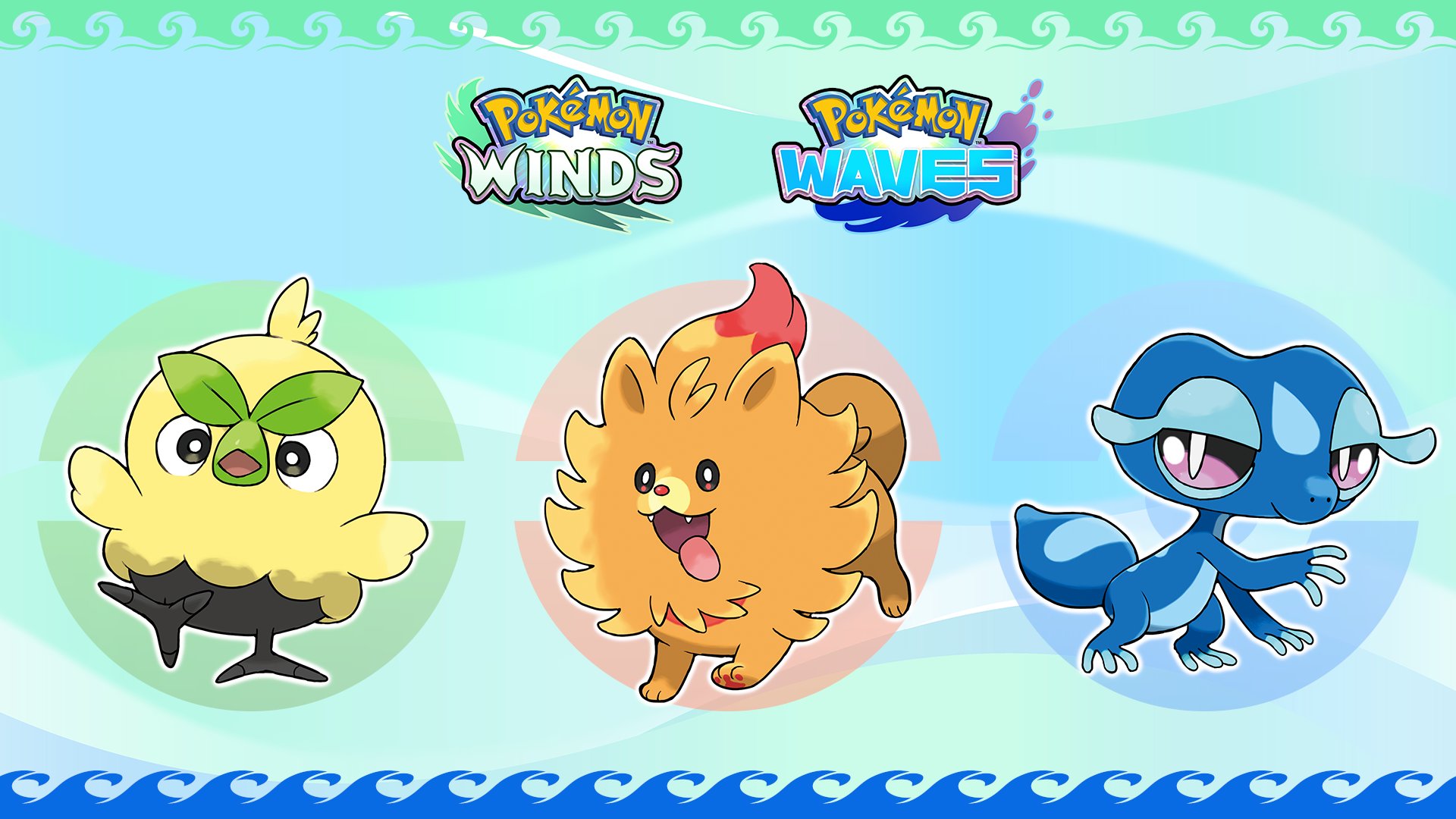 Starter de Pokemon Vents & Vagues