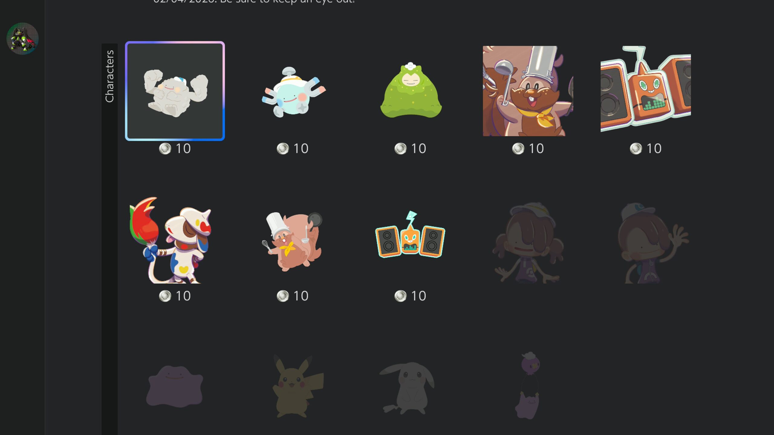 pokemon pokopia avatars gratuits
