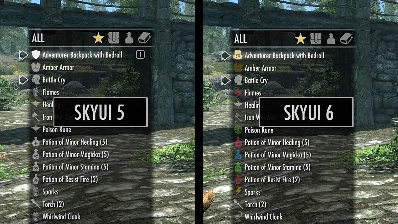 Skyrim SkyUI6