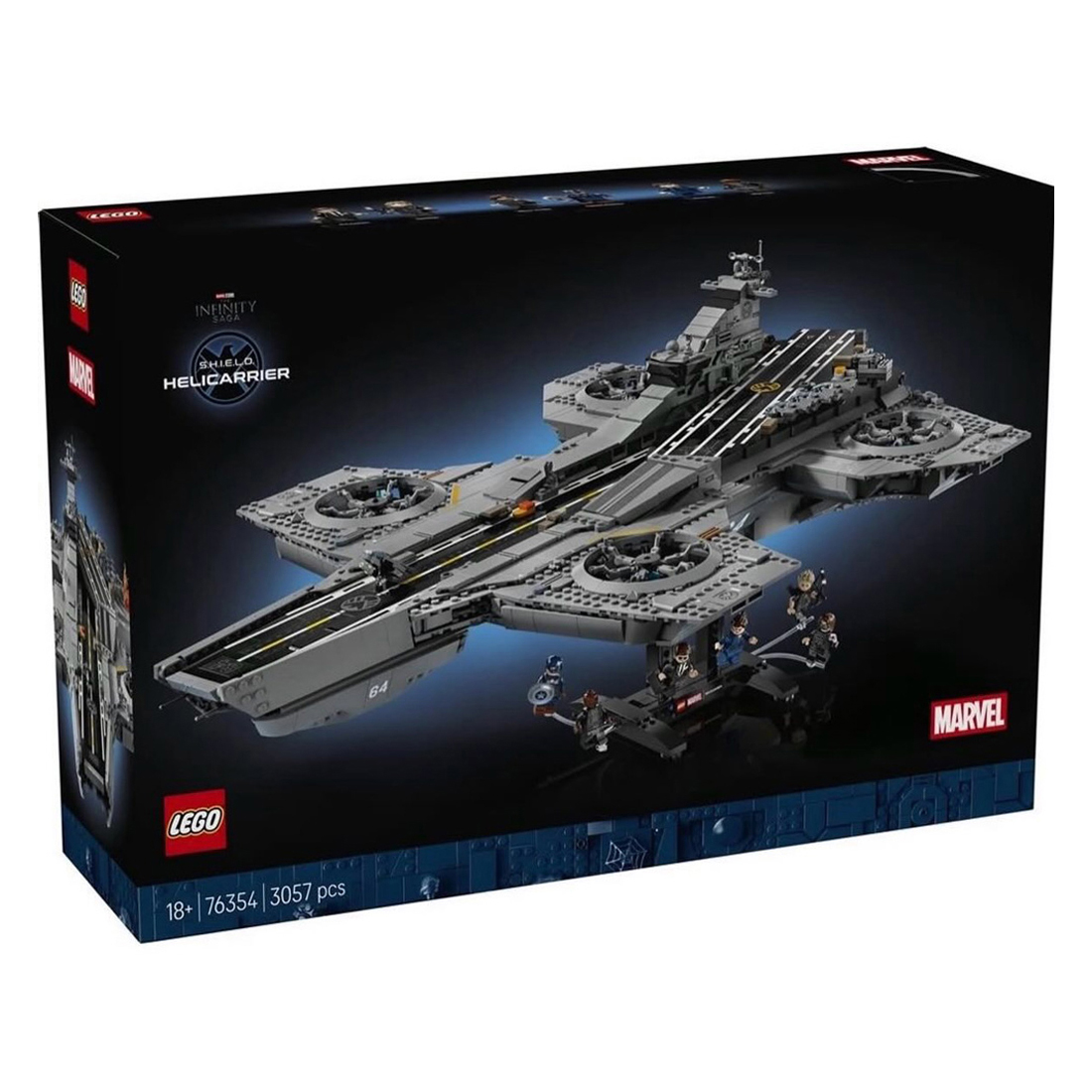 LEGO Héliporteur SHIELD Boïte LEGO Héliporteur SHIELD Boïte