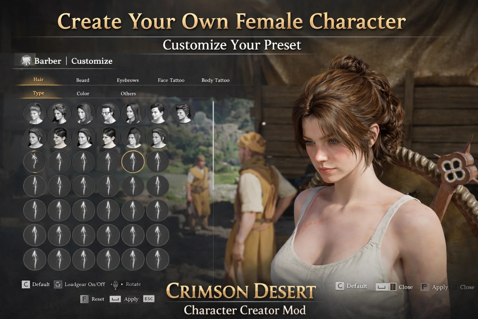 Crimson Desert Character Creator Female Mod Crimson Desert Character Creator Female Mod