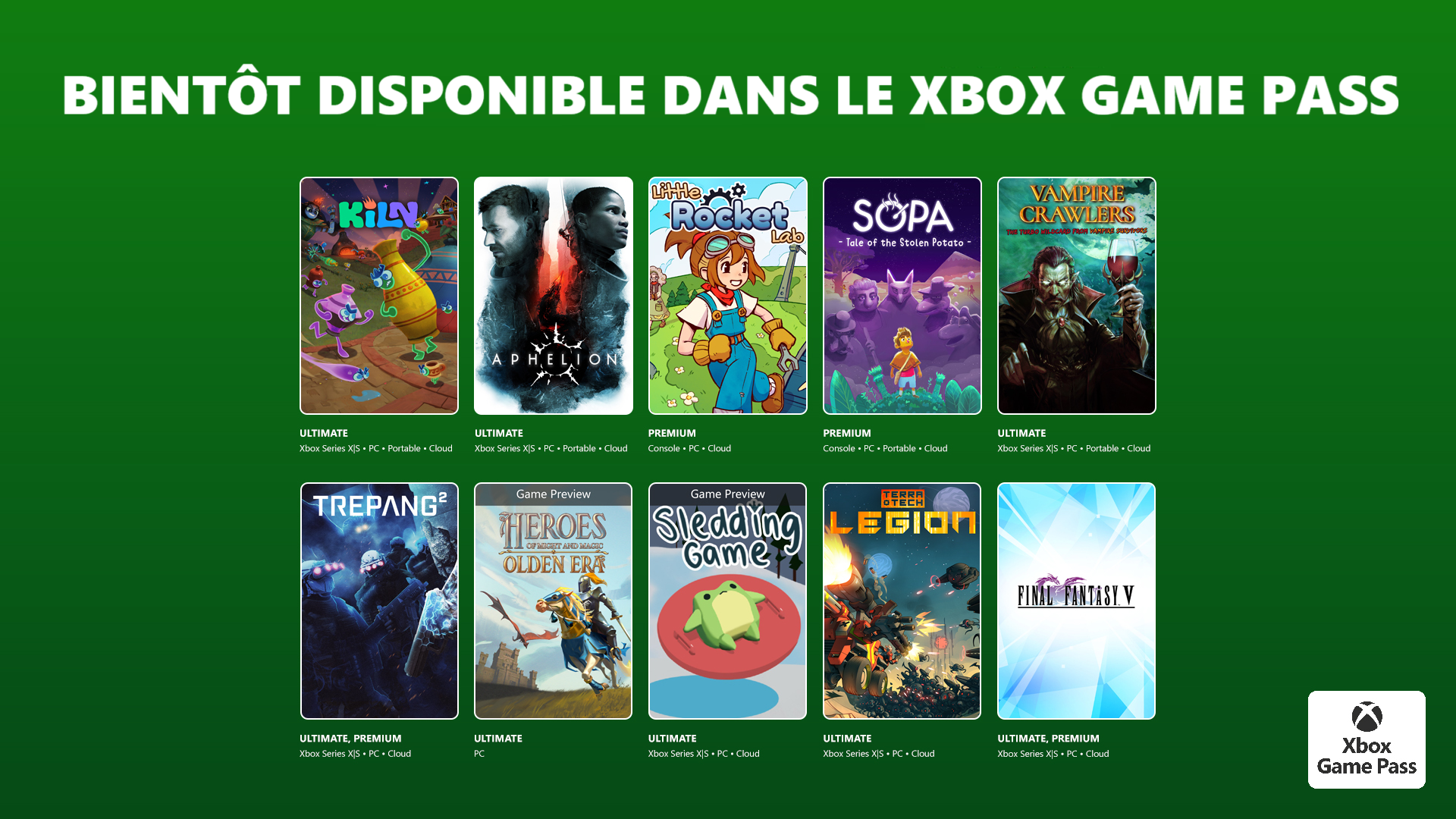 xbox game pass avril 2026 xbox game pass avril 2026