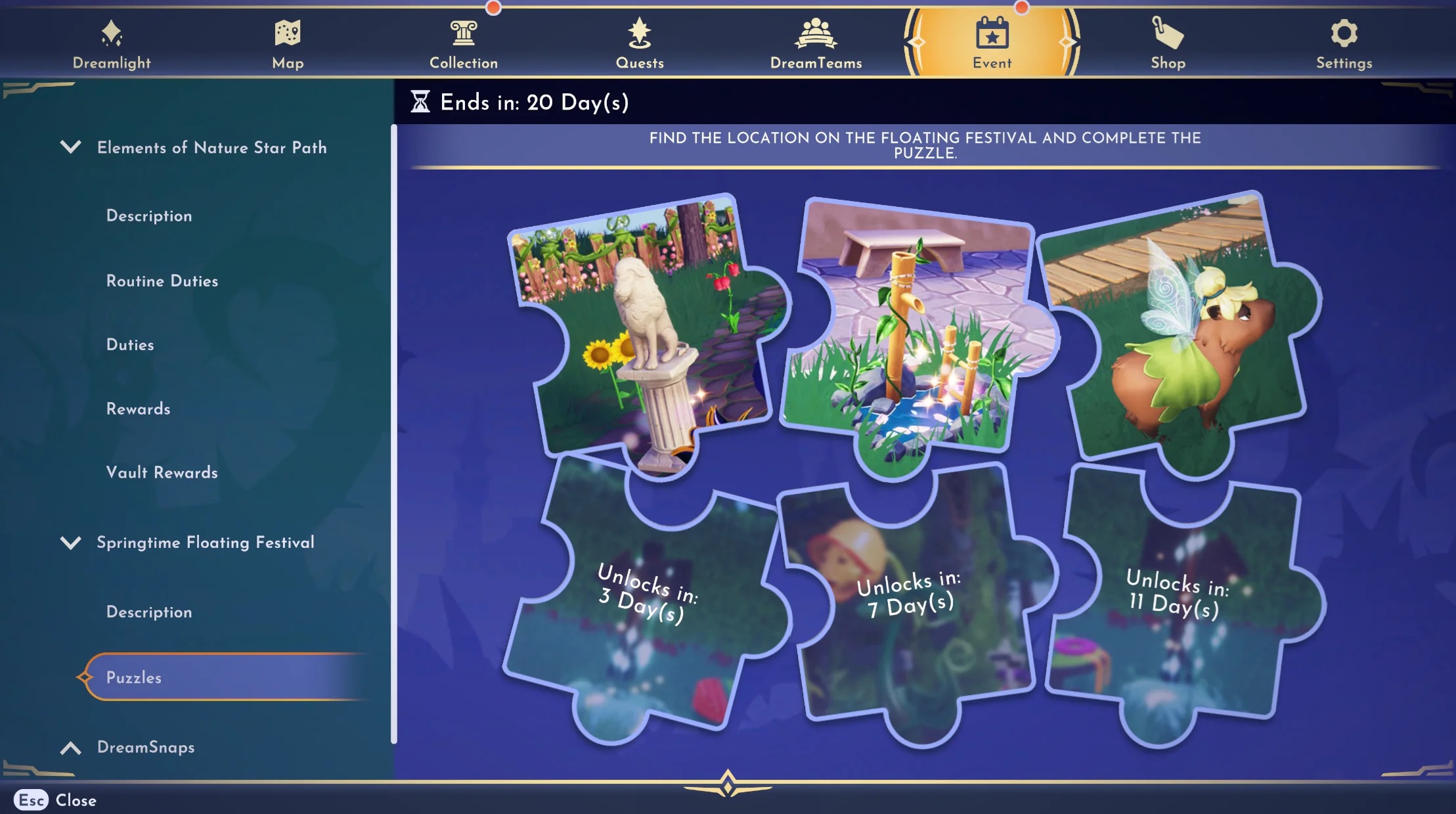 Disney Dreamlight Valley Event Printemps