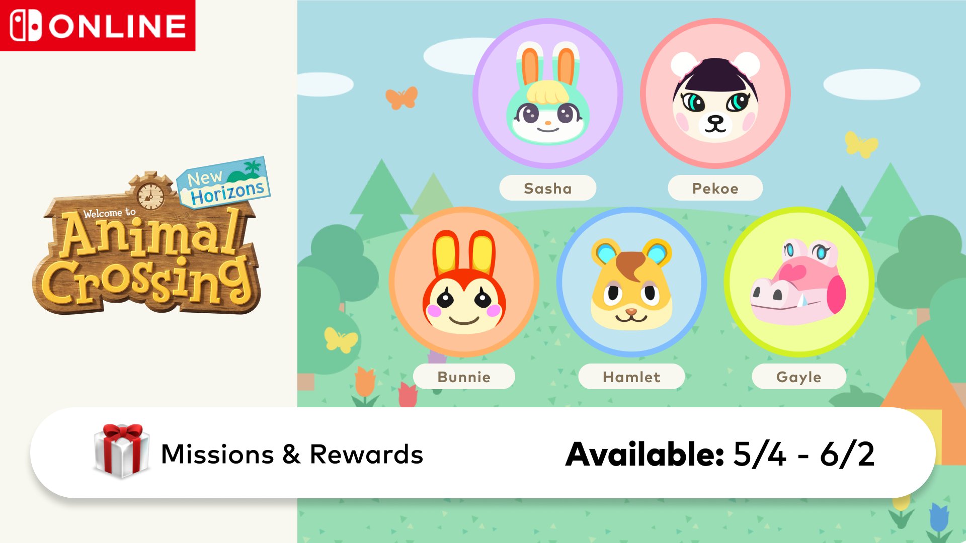 contenus gratuits Animal Crossing New Horizons contenus gratuits Animal Crossing New Horizons