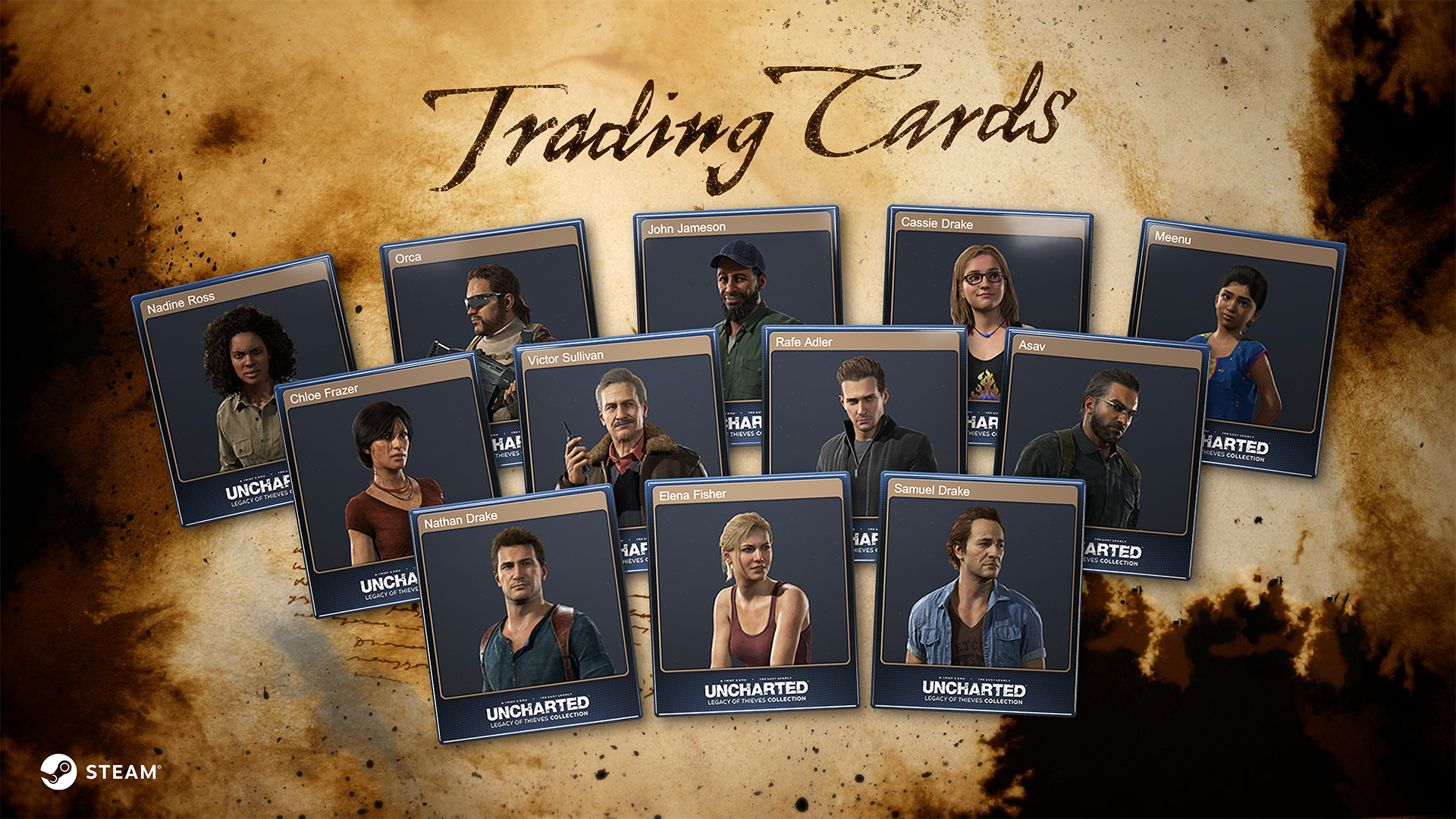 Uncharted 4 carte Ã  collectionner Steam