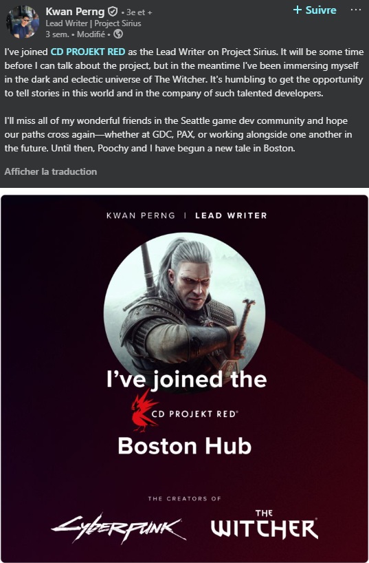 The Witcher Sirius Kan Perng