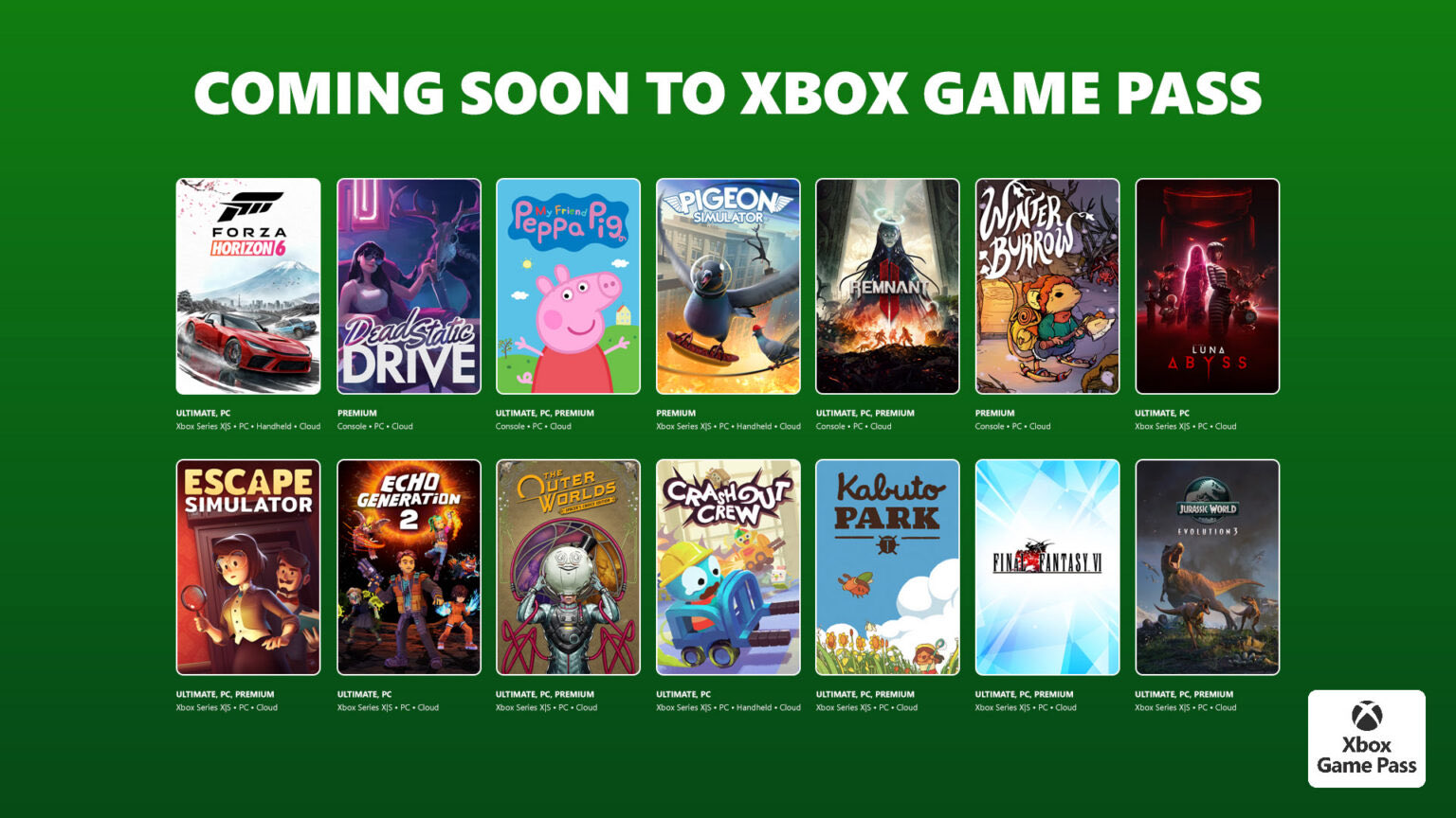 Xbox Game Pass Xbox Game Pass