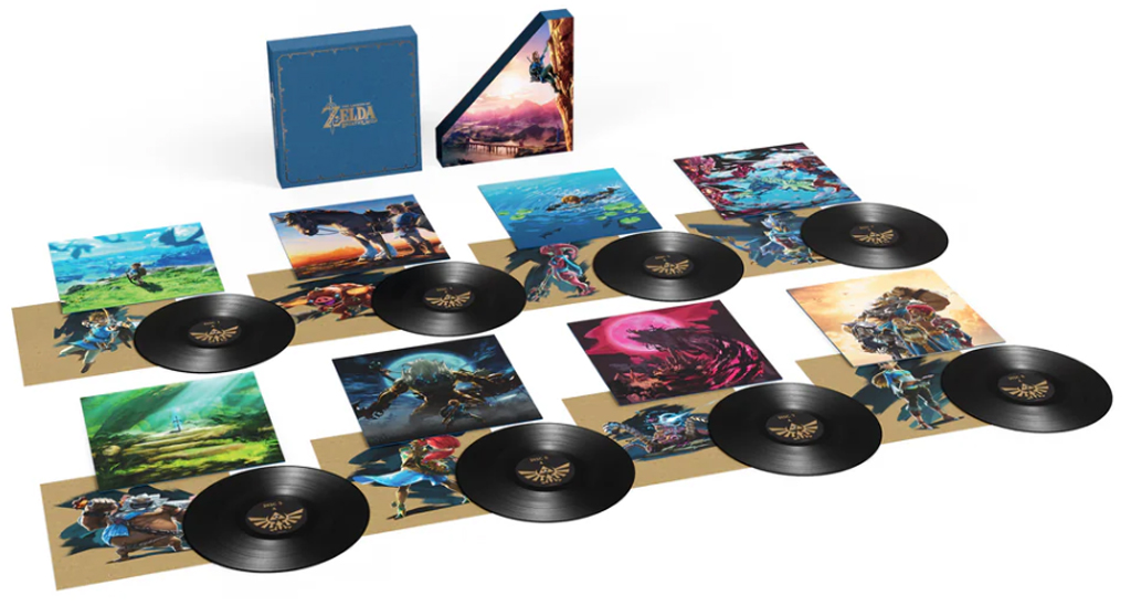 Zelda Breath of the Wild Coffret Collector OST 8 Vinyles Illu
