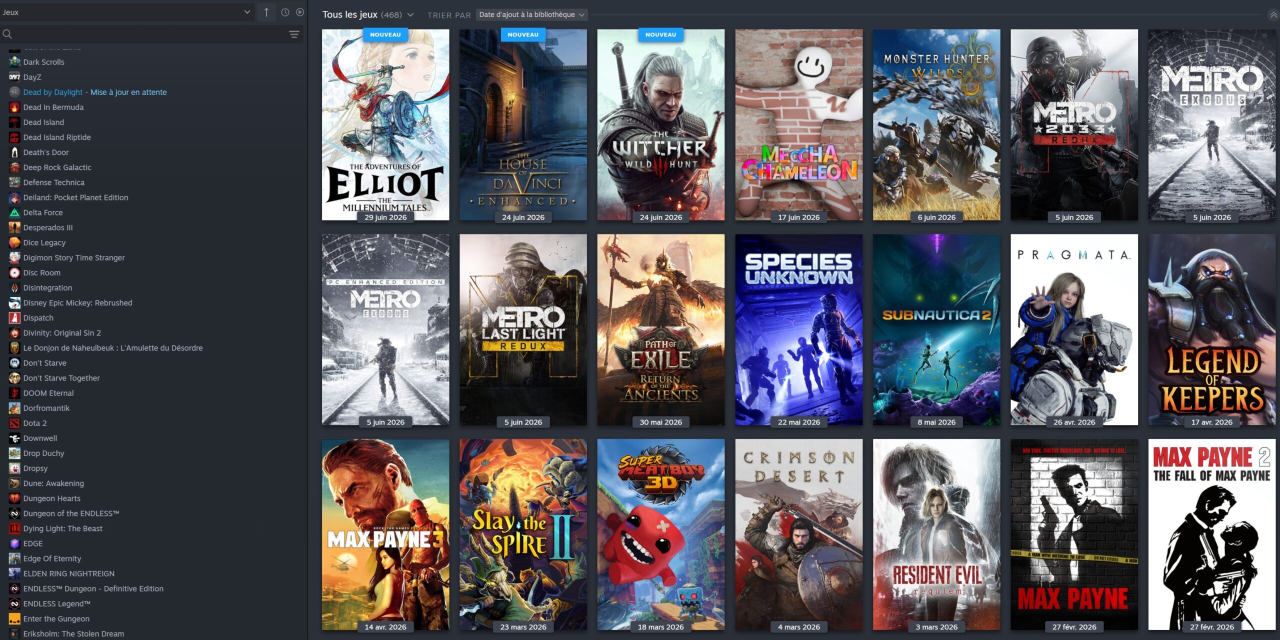 Steam bibliothÃ¨que numÃ©rique