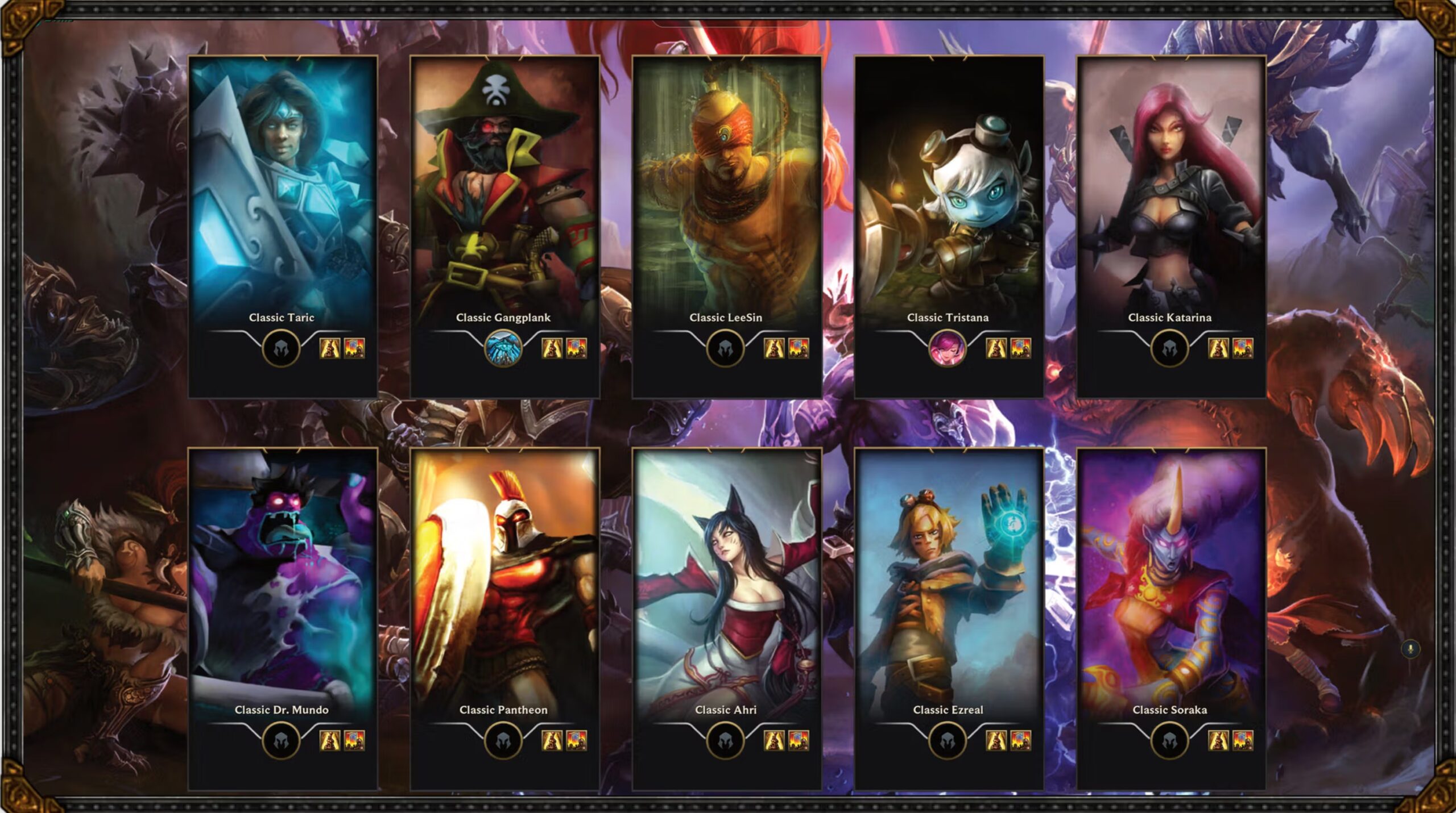 League of Legends Classic Champions