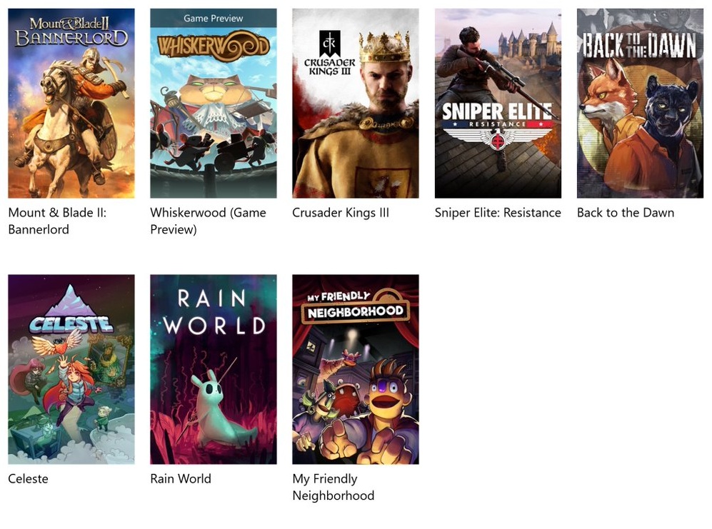 Xbox Game Pass Sorties fin juillet 2026 Xbox Game Pass Sorties fin juillet 2026
