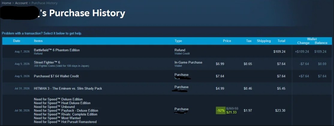 Battlefield 6 remboursement Steam
