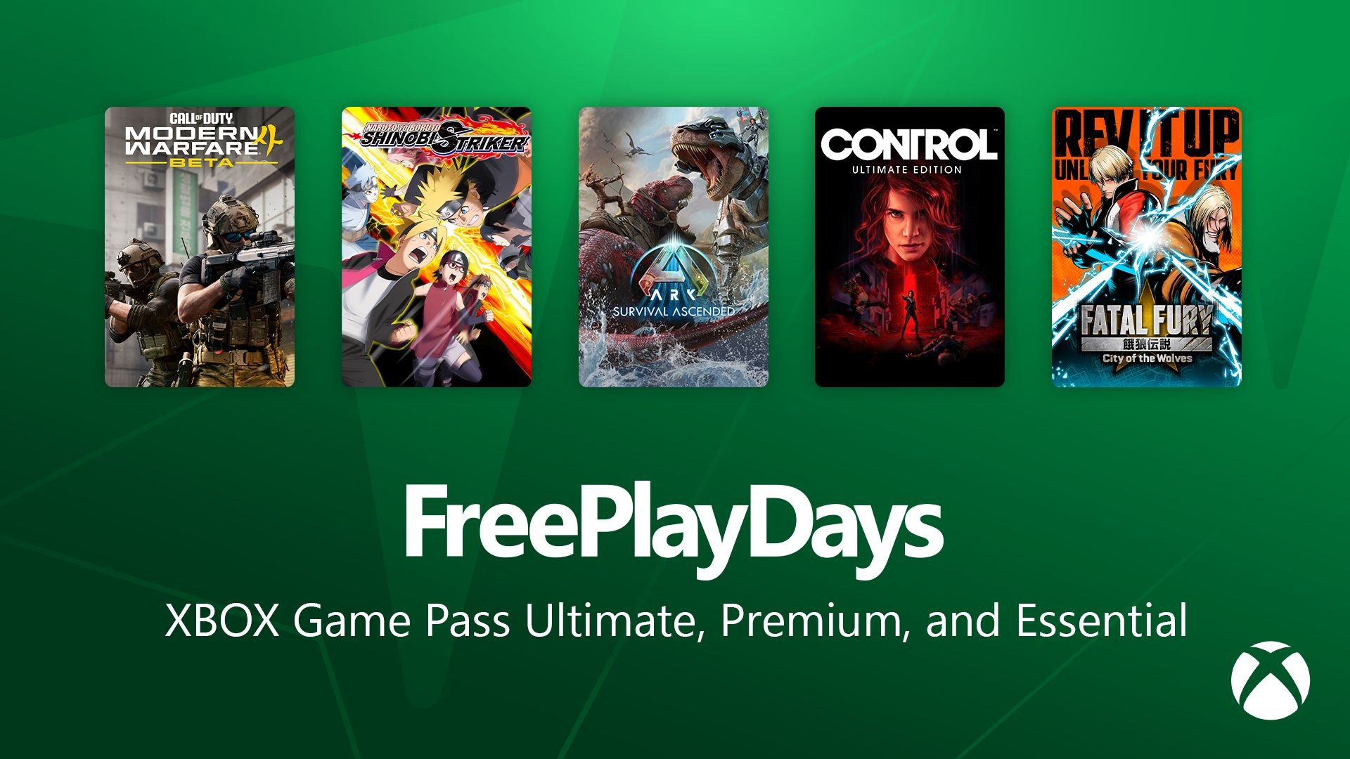 Xbox Game Pass Free Play Days 28 aoÃ»t 2026
