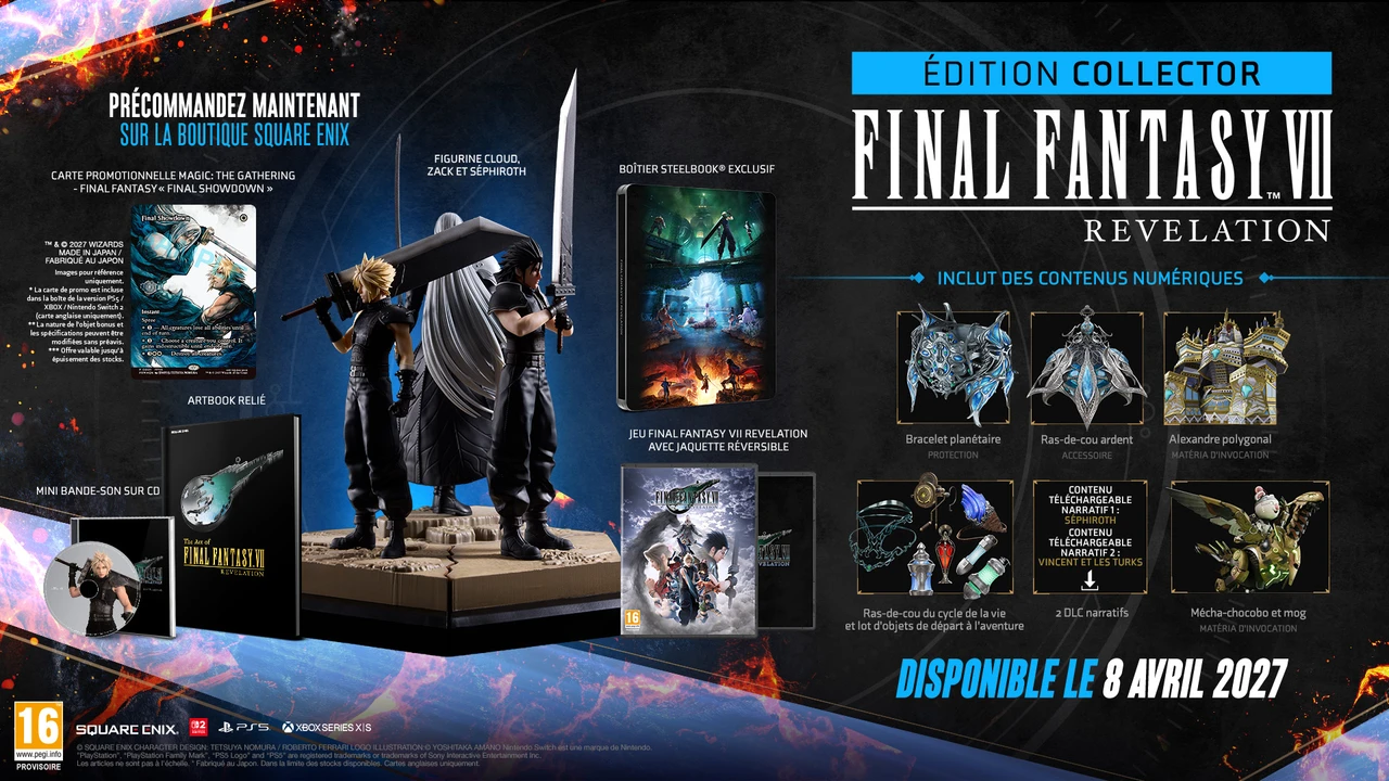 FF7 Revelation collector