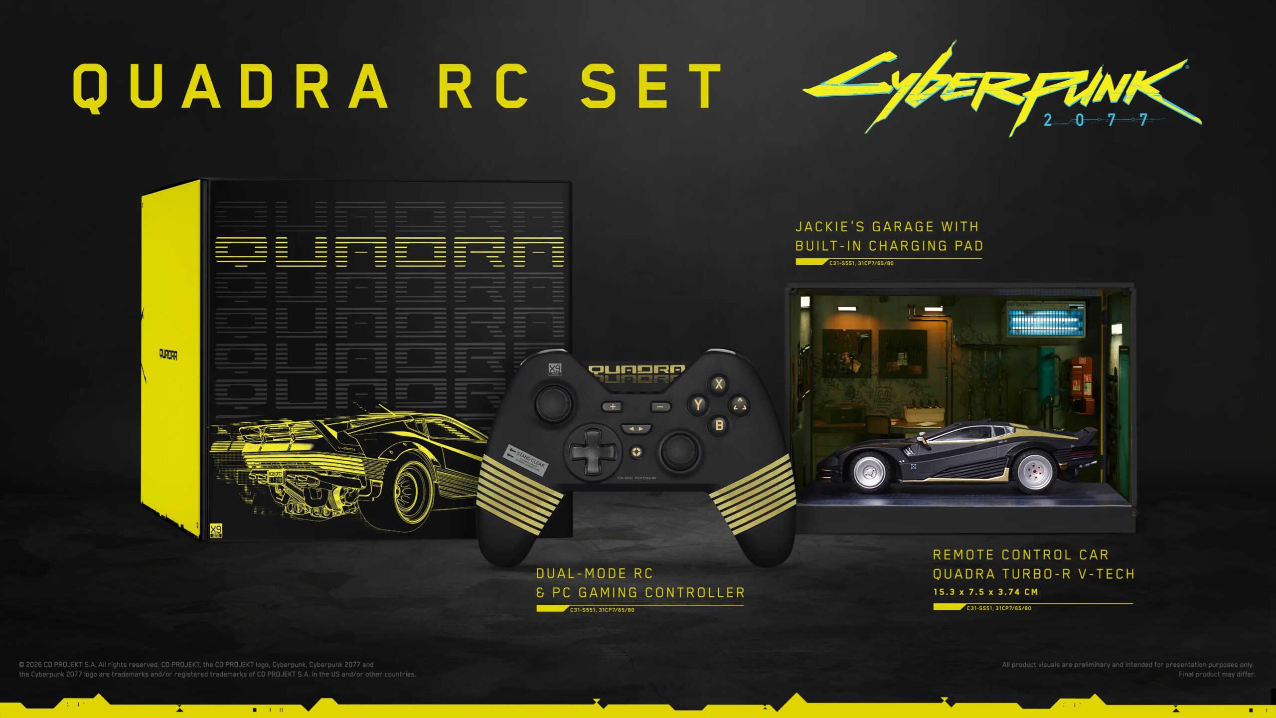 Cyberpunk 2077 Quadra RC Set