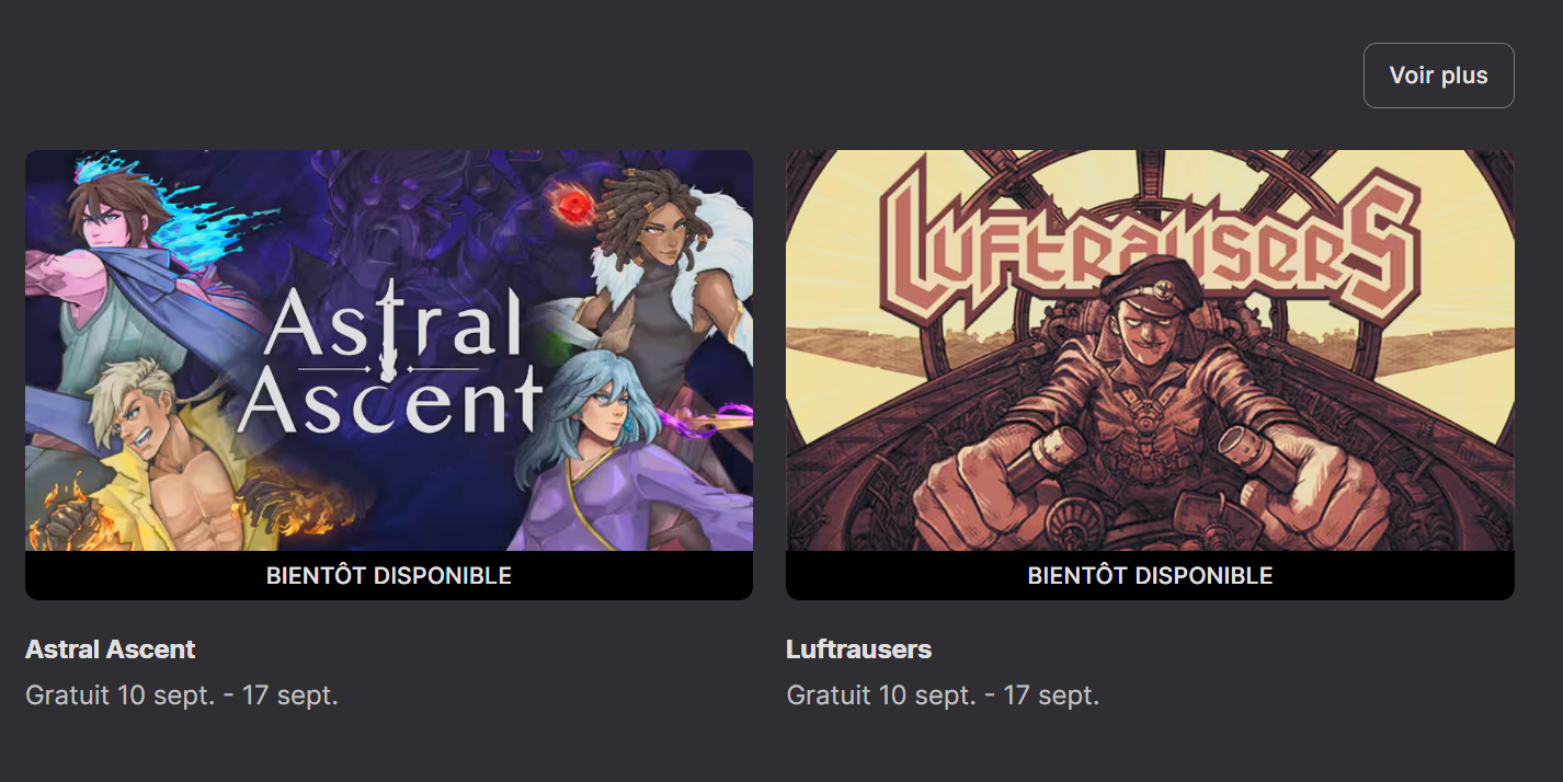 jeux gratuits epic games store 10 septembre 2026 jeux gratuits epic games store 10 septembre 2026