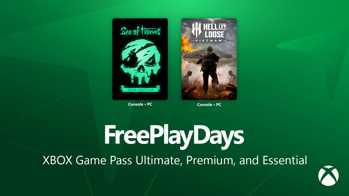Xbox Game Pass Free Play Days 18 septembre 2026