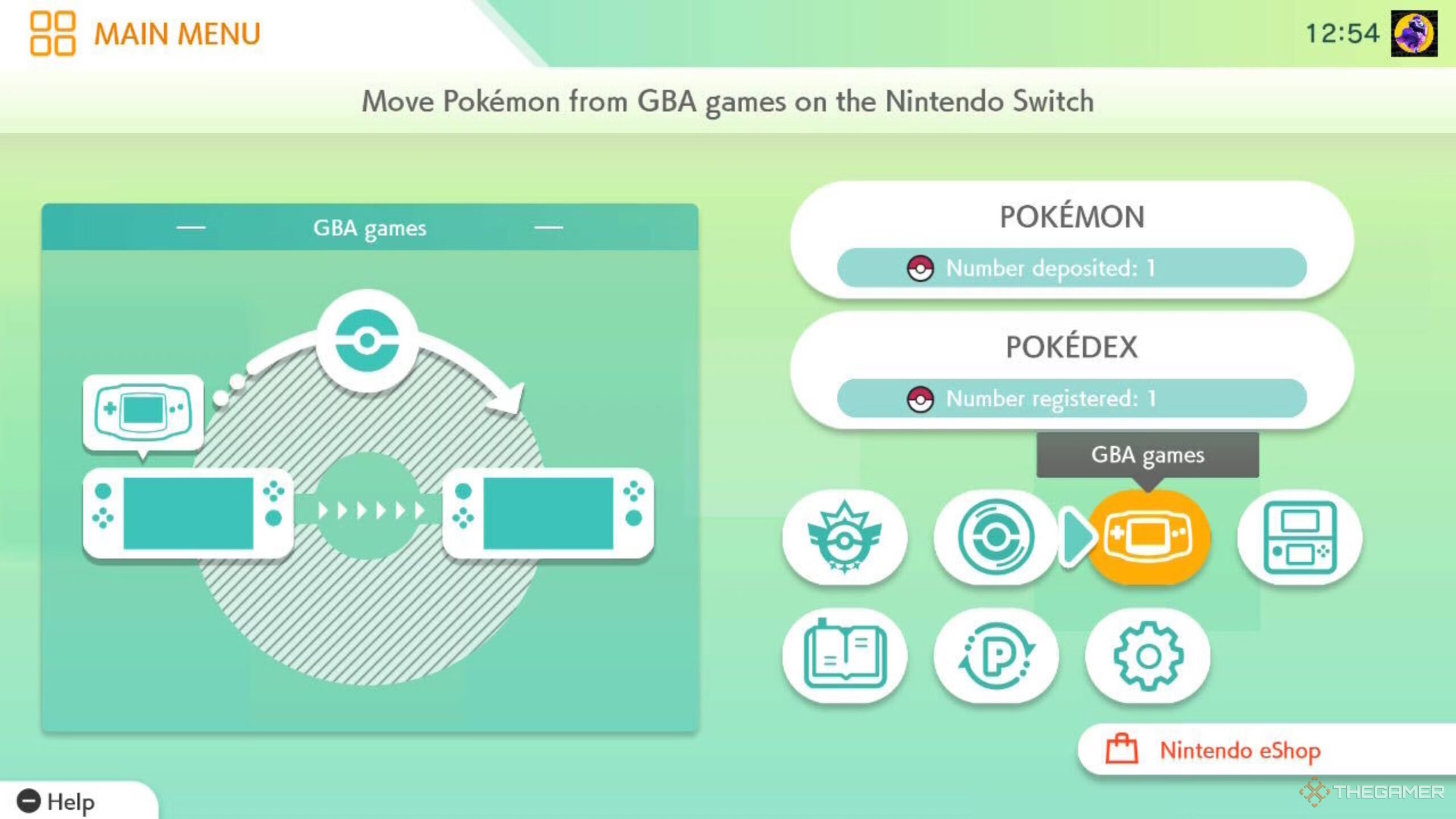 Pokemon Home MAJ GBA