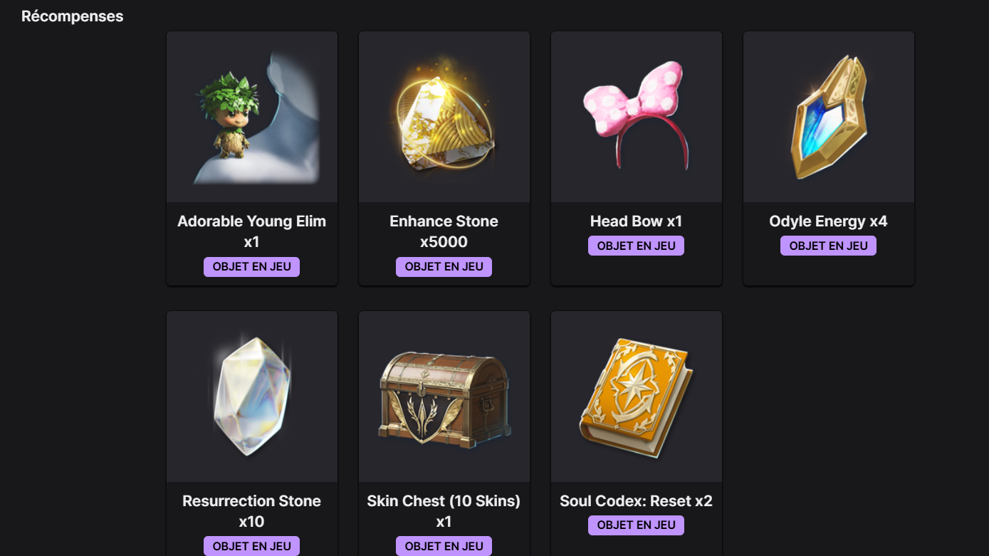 Twitch drop AION 2 17 octobre 2026