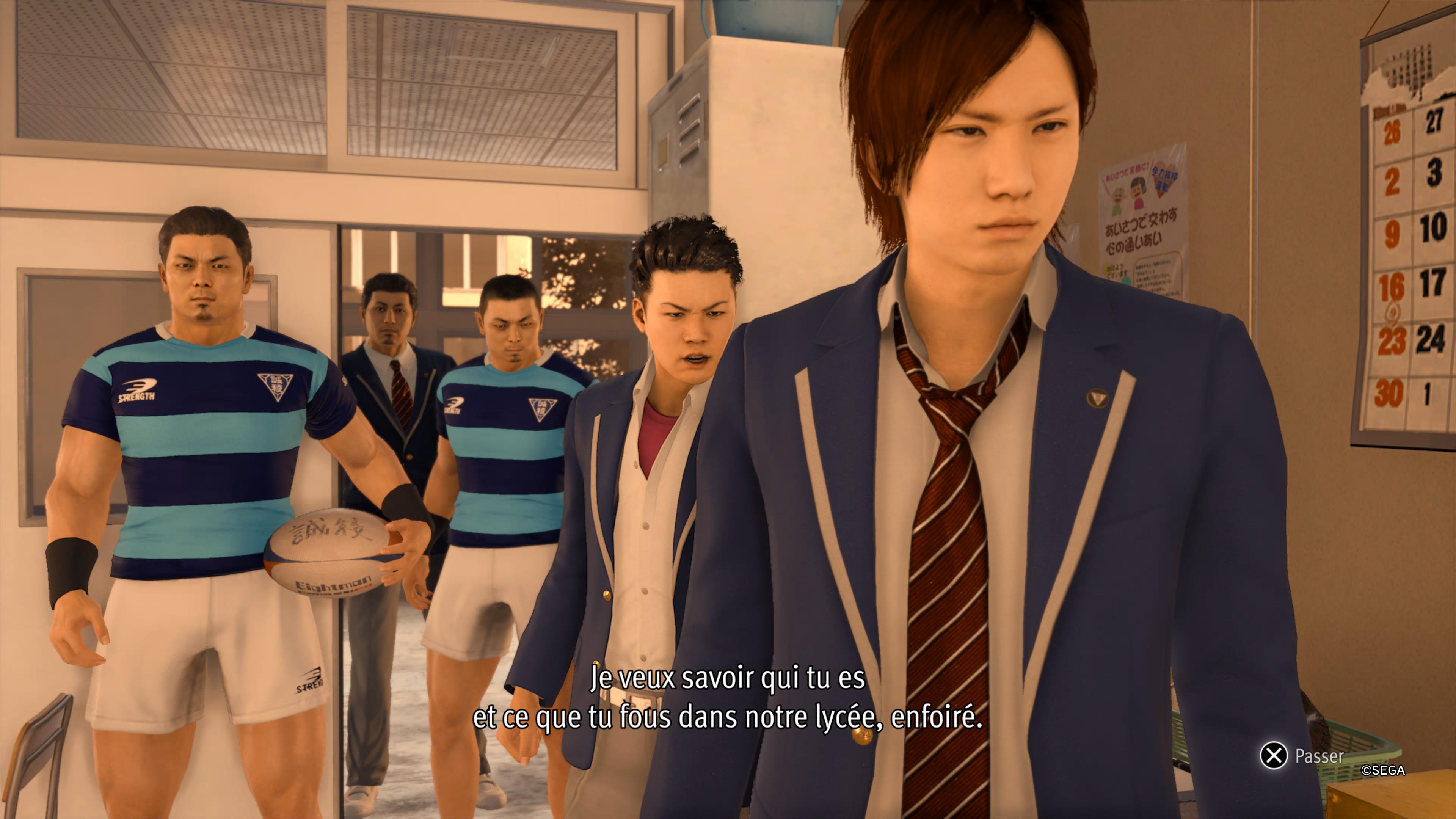 Lycéens en colère dans Lost Judgment. Lycéens en colère dans Lost Judgment.