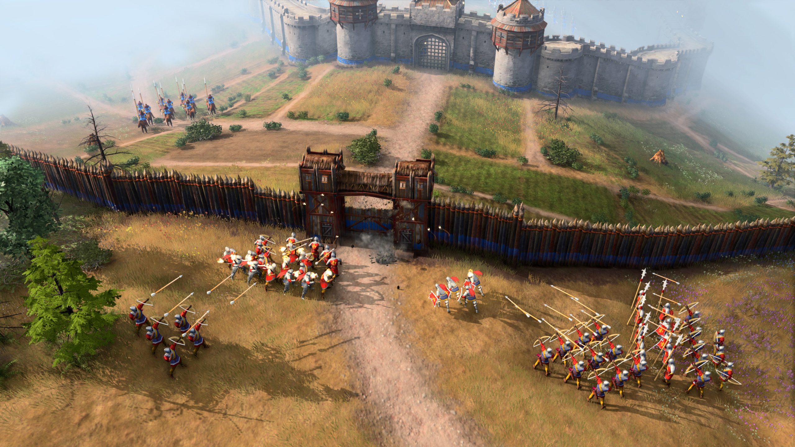 Age of Empires IV : vue gameplay de dessus Age of Empires IV : vue gameplay de dessus