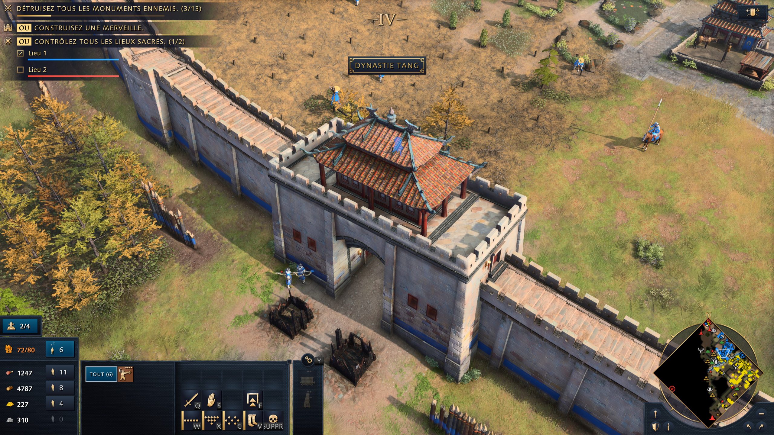 Age of Empires IV : vue gameplay de dessus Age of Empires IV : vue gameplay de dessus