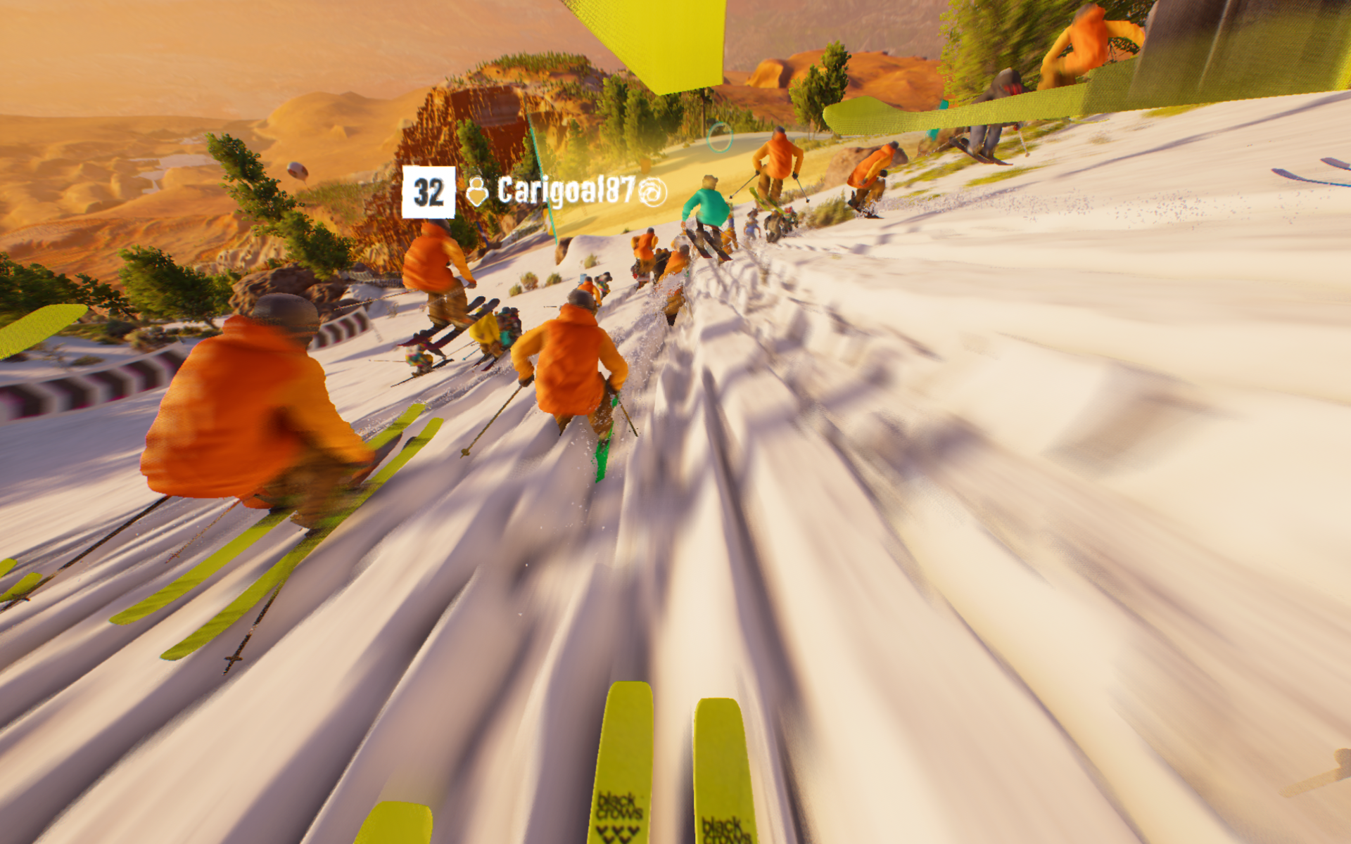 La Mass Race, une épreuve aussi jouissive et injuste qu'une partie de Mario Kart dans Riders Republic. La Mass Race, une épreuve aussi jouissive et injuste qu'une partie de Mario Kart dans Riders Republic.