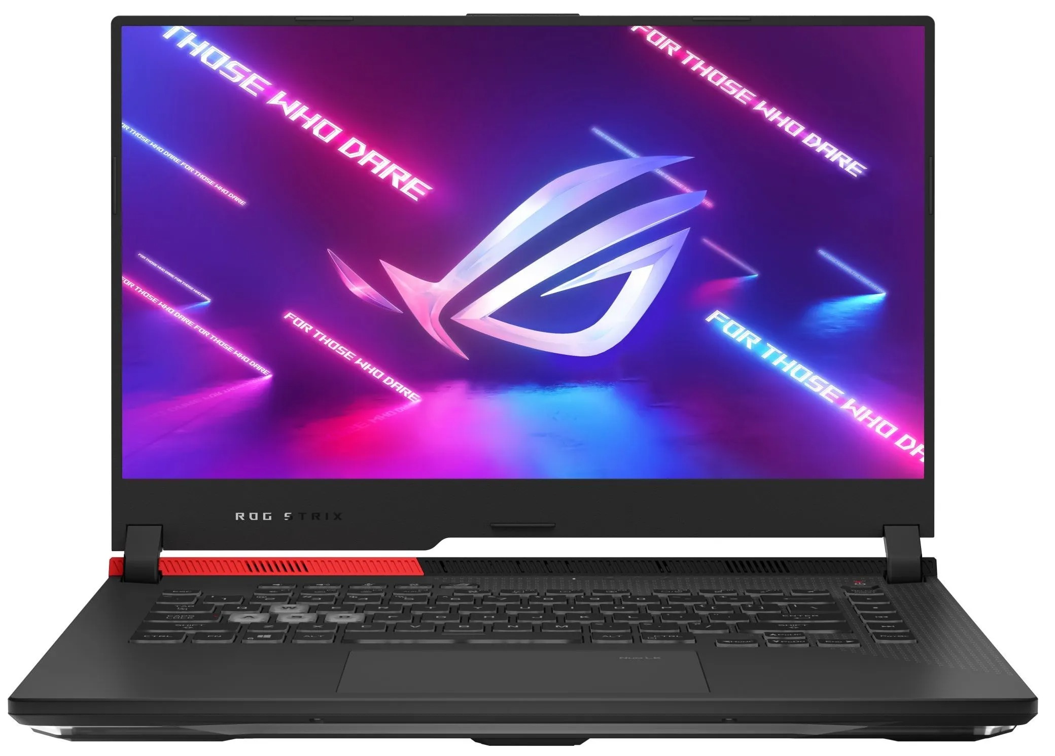 Laptop Asus ROG Strix G15 vue de face Laptop Asus ROG Strix G15 vue de face