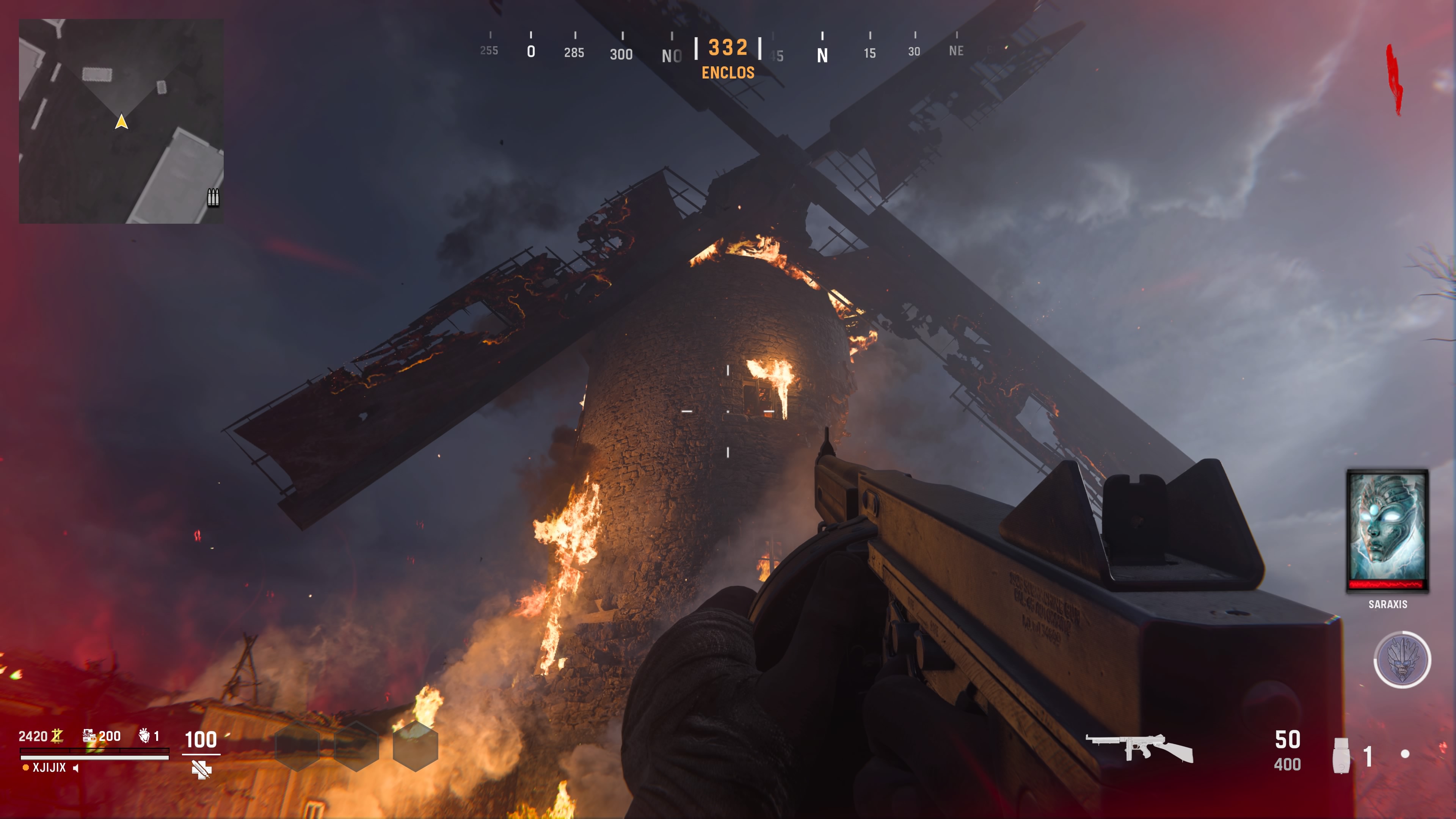 Moulin en feux - Call of Duty Vanguard