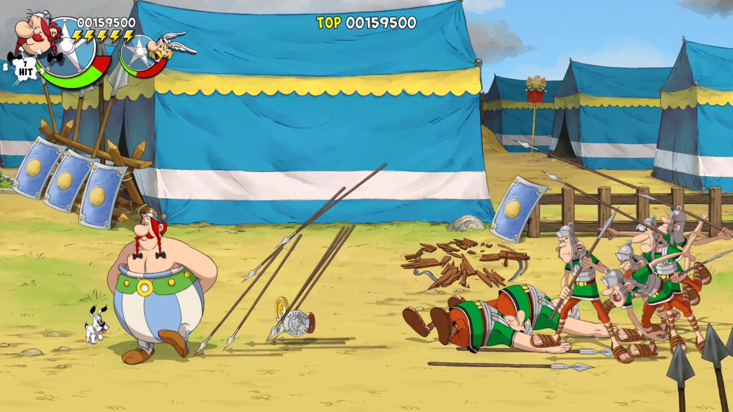 AstÃ©rix et ObÃ©lix Baffez-les Tous, image de gameplay 