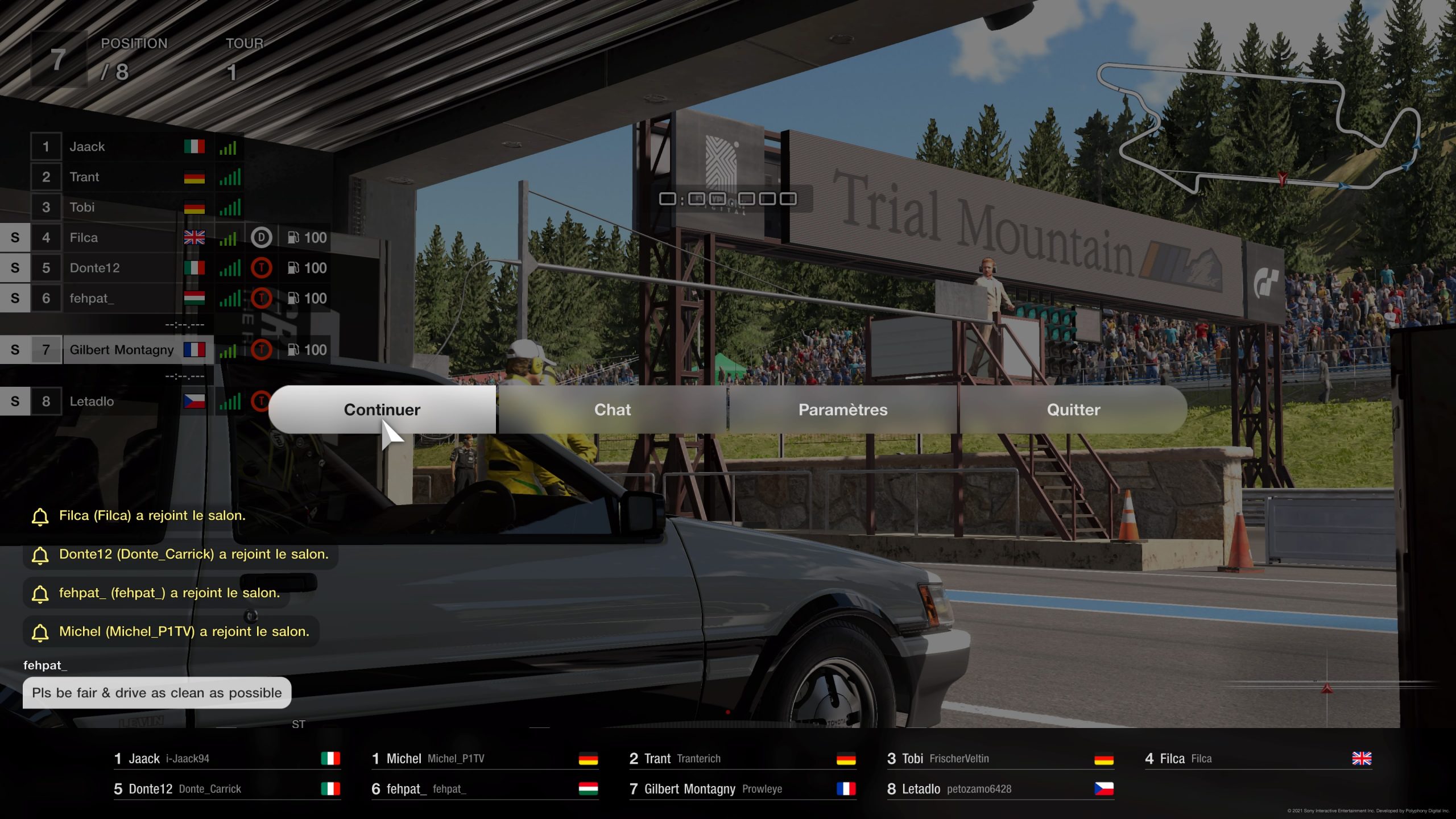 Gran Turismoâ¢ 7 vue garage