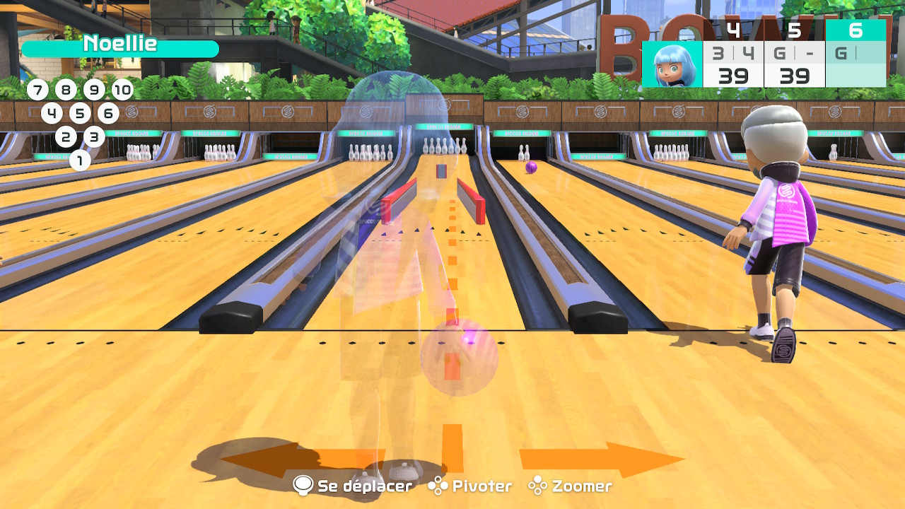 Nintendo Switch Sports bowling obstacles Nintendo Switch Sports bowling obstacles