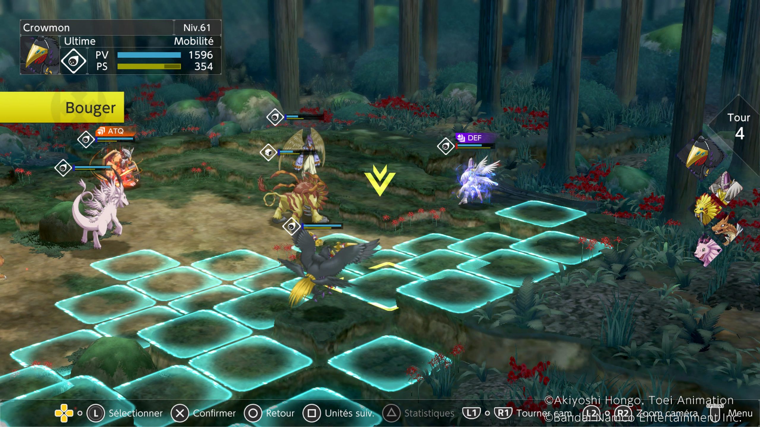 Digimon Survive combats