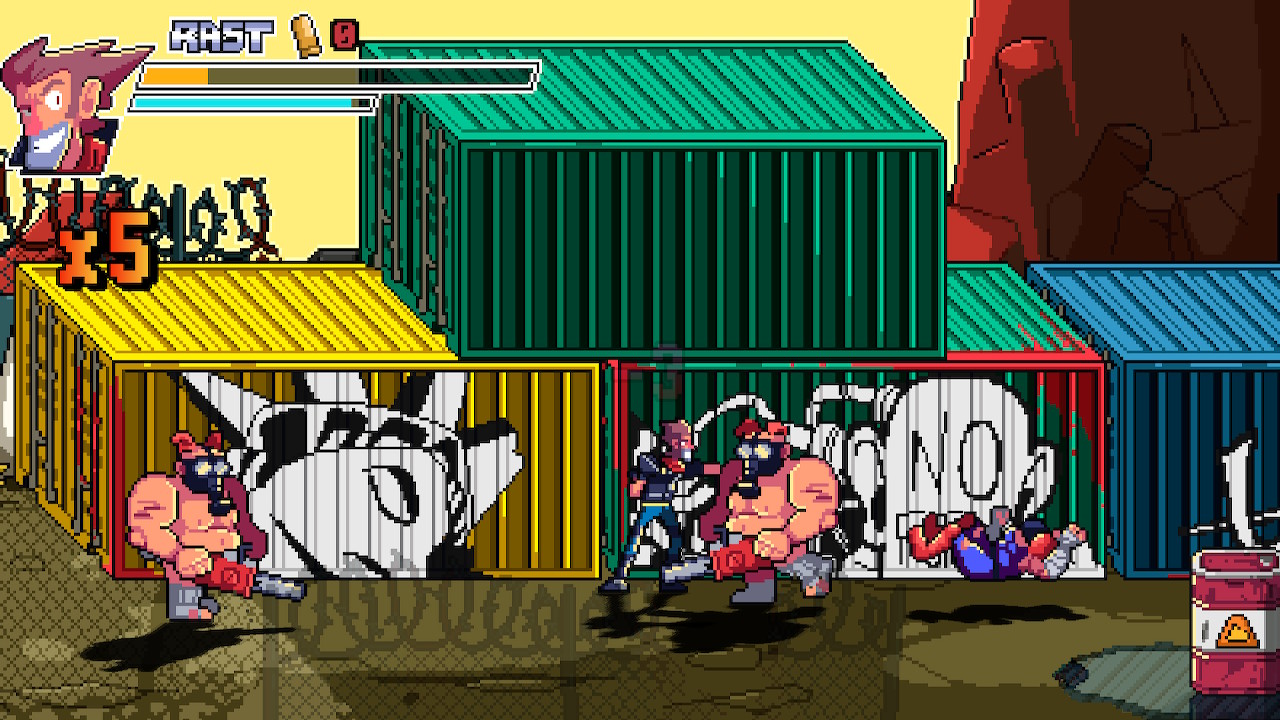 Scrap Riders bagarre