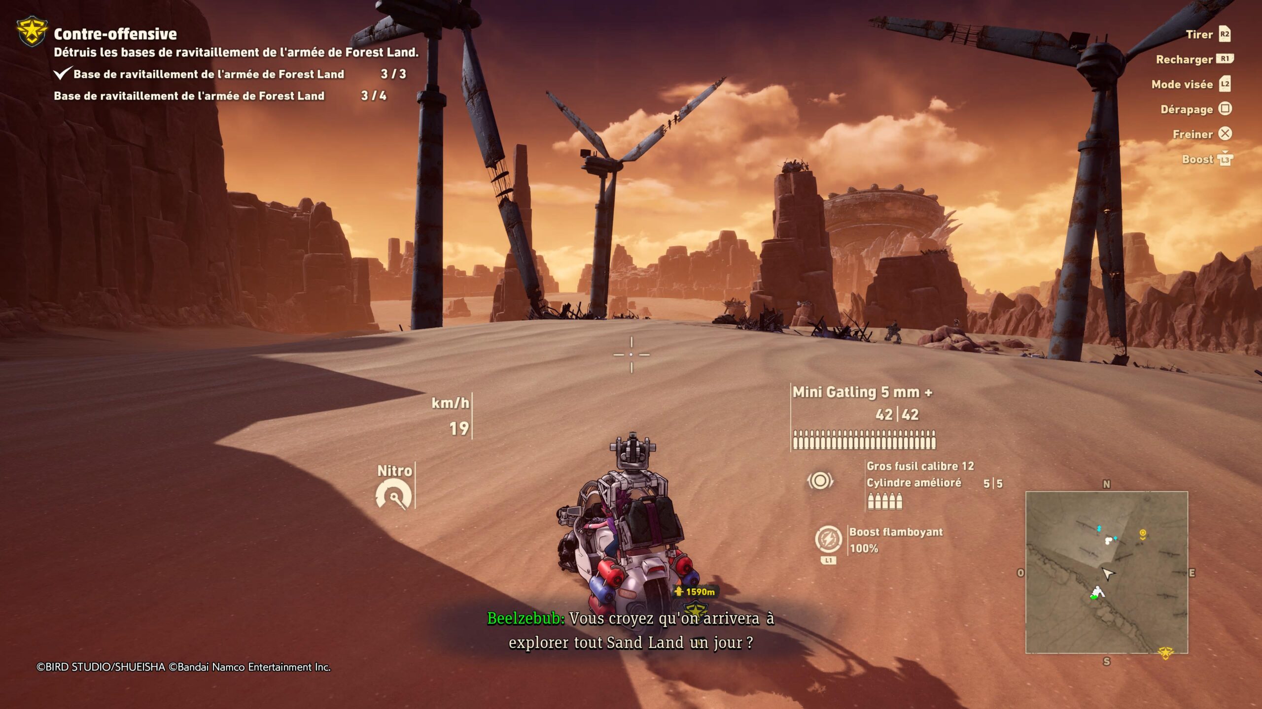 monde ouvert sand land monde ouvert sand land