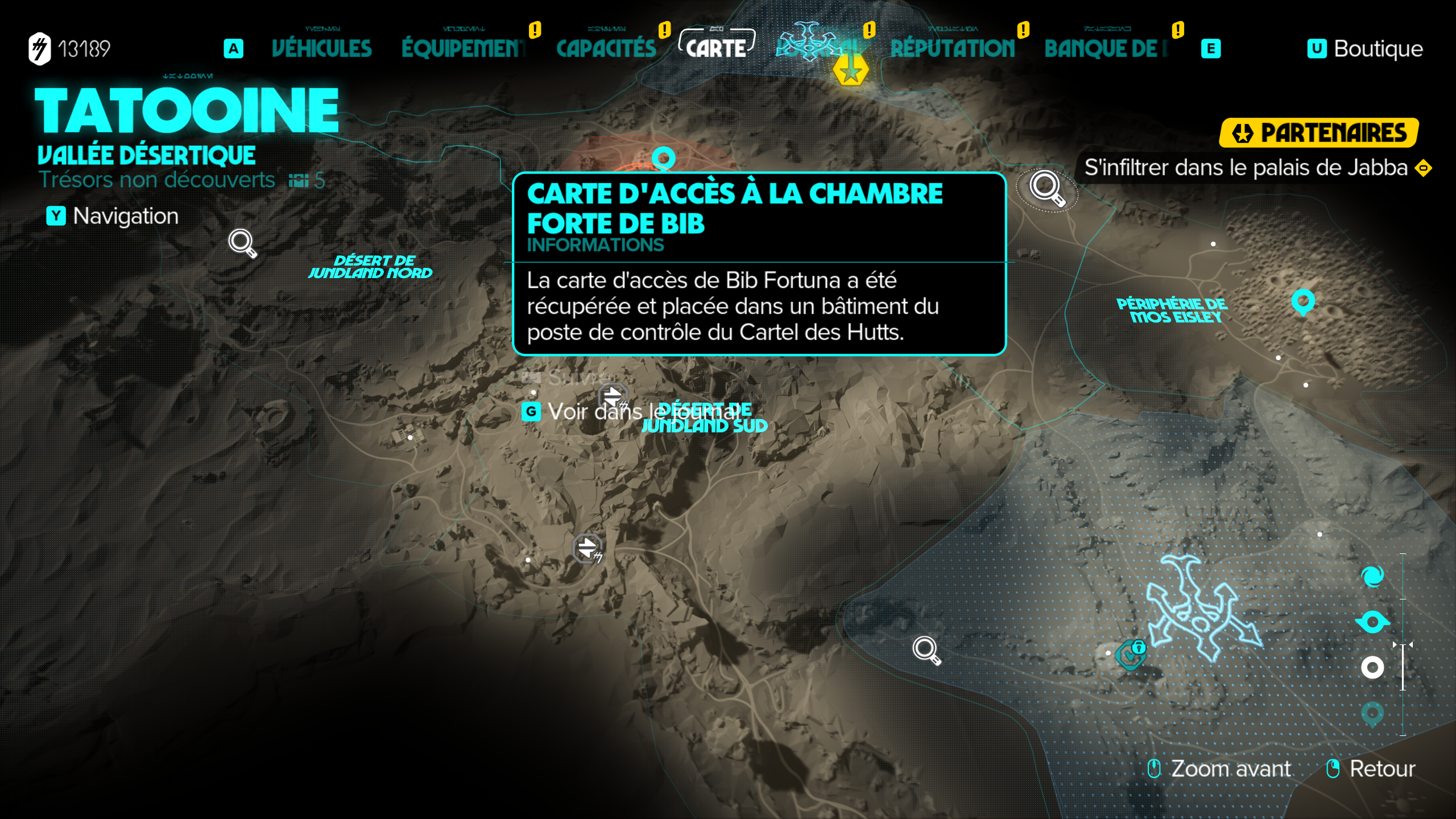 Star Wars Outlaws Carte Star Wars Outlaws Carte