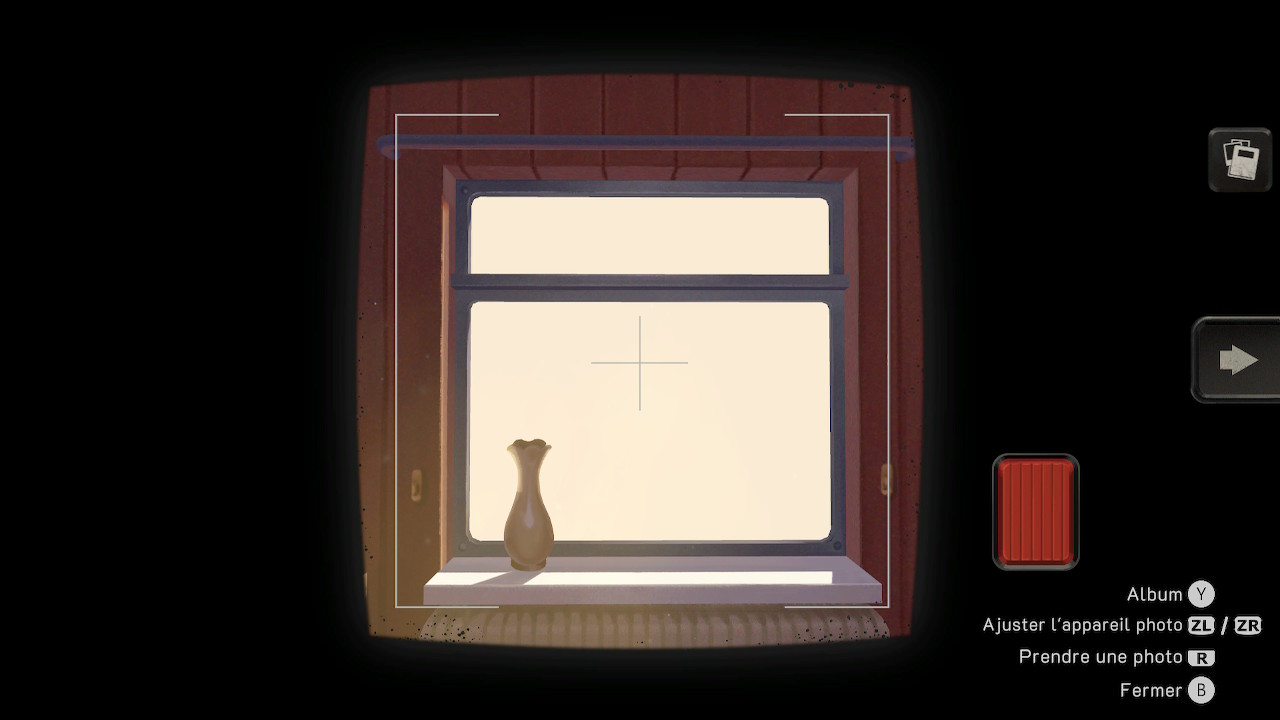 Aperçu de la prise d'une photo dans le jeu The Star Named EOS. Aperçu de la prise d'une photo dans le jeu The Star Named EOS.