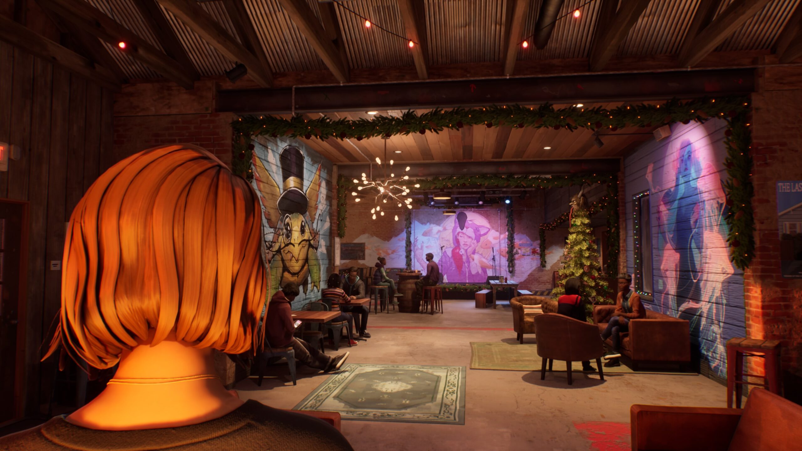 L'intérieur du Snapping Turtle, le bar où Max a l'habitude de se rendre dans Life is Strange 4. L'intérieur du Snapping Turtle, le bar où Max a l'habitude de se rendre dans Life is Strange 4.