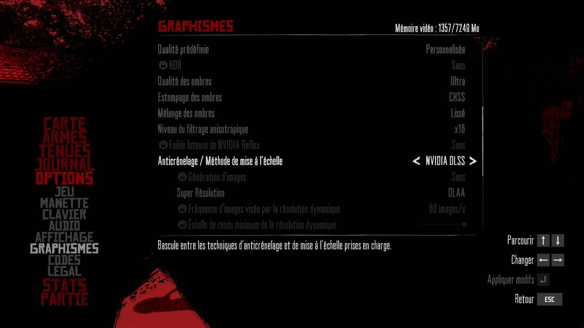 Red Dead Redemption PC ParamÃ¨tres Graphiques