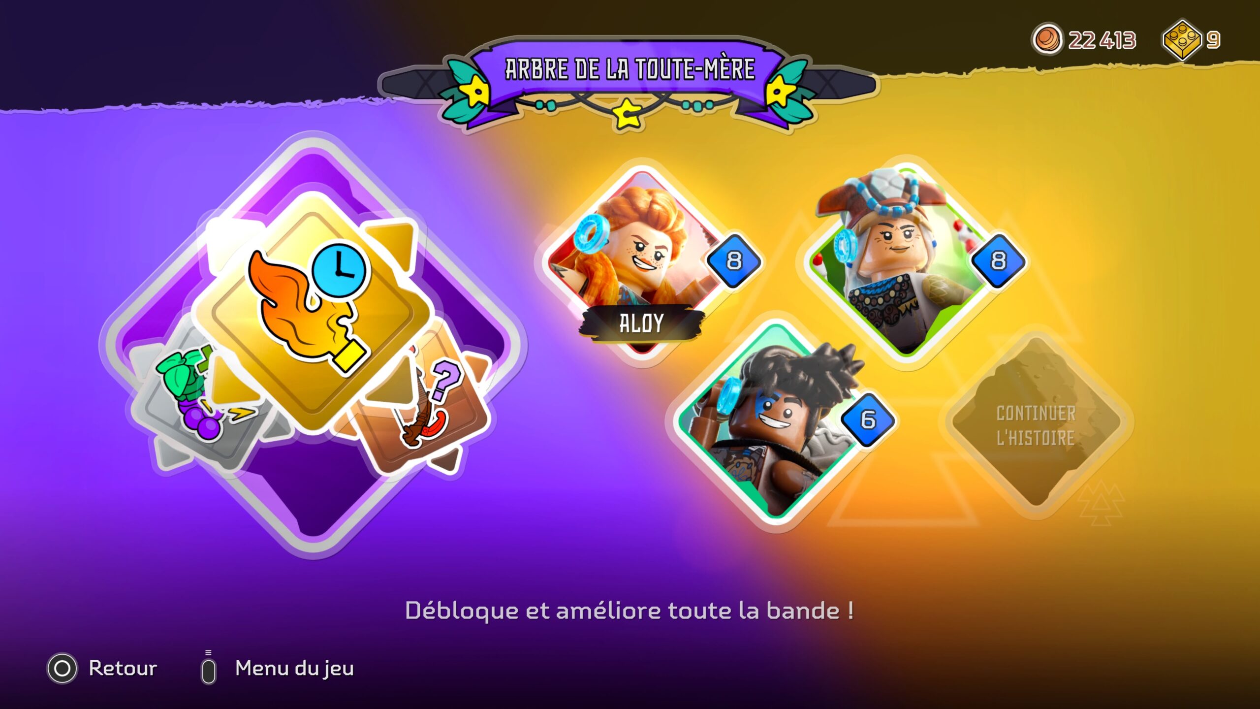Il y a quatre personnages jouables dans LEGO Horizon Adventures. Il y a quatre personnages jouables dans LEGO Horizon Adventures.