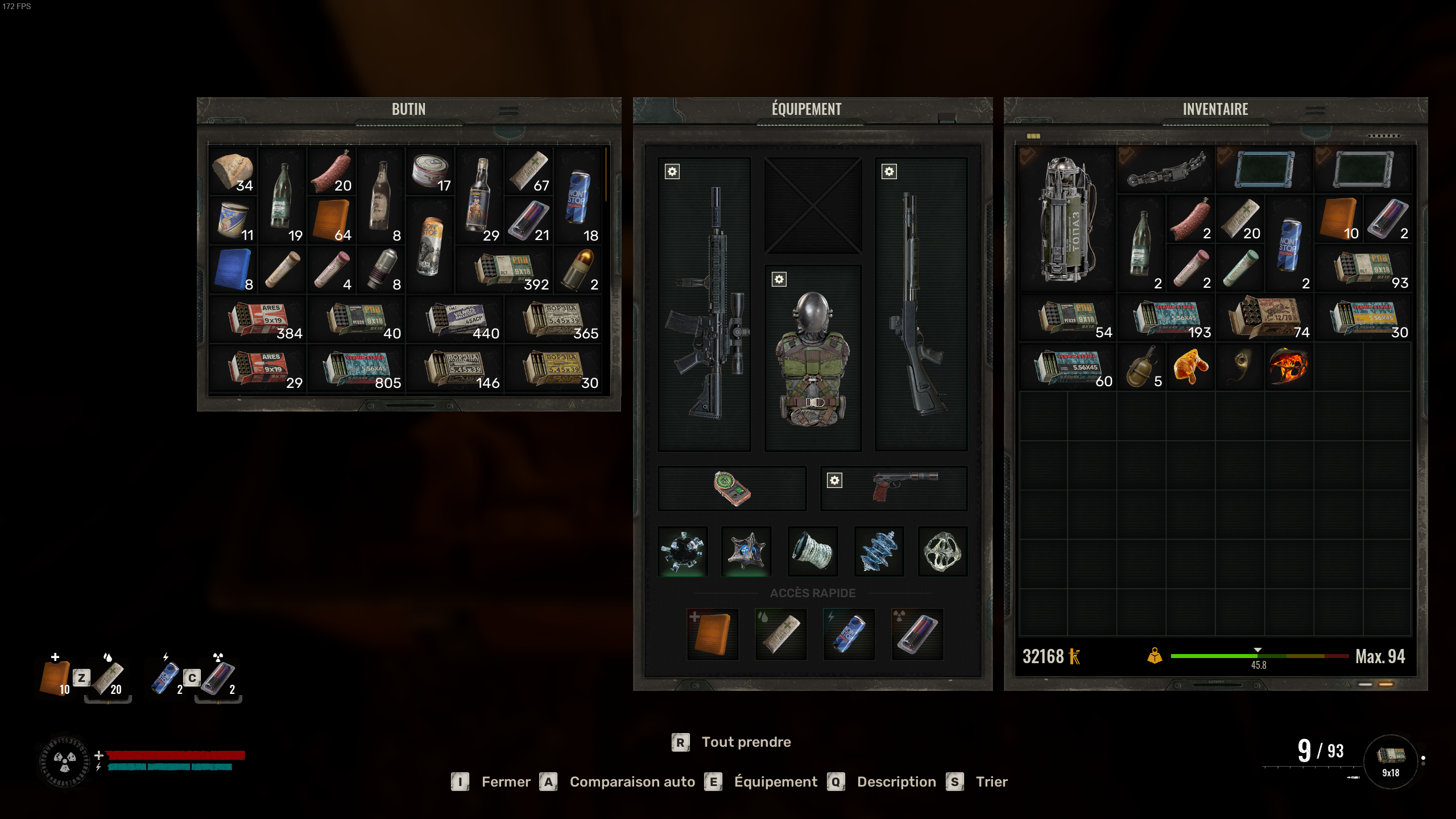 STALKER 2 Inventaire STALKER 2 Inventaire