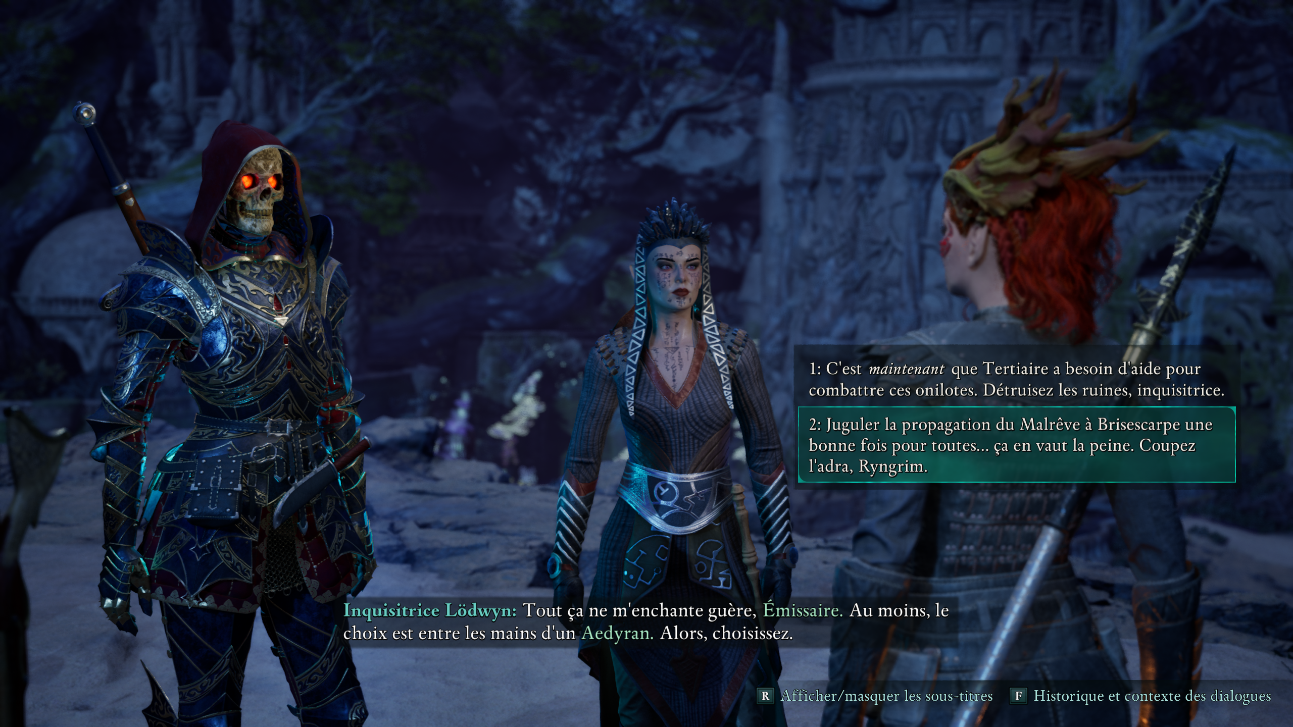 Avowed Dilemme Moral Discussion PNJ